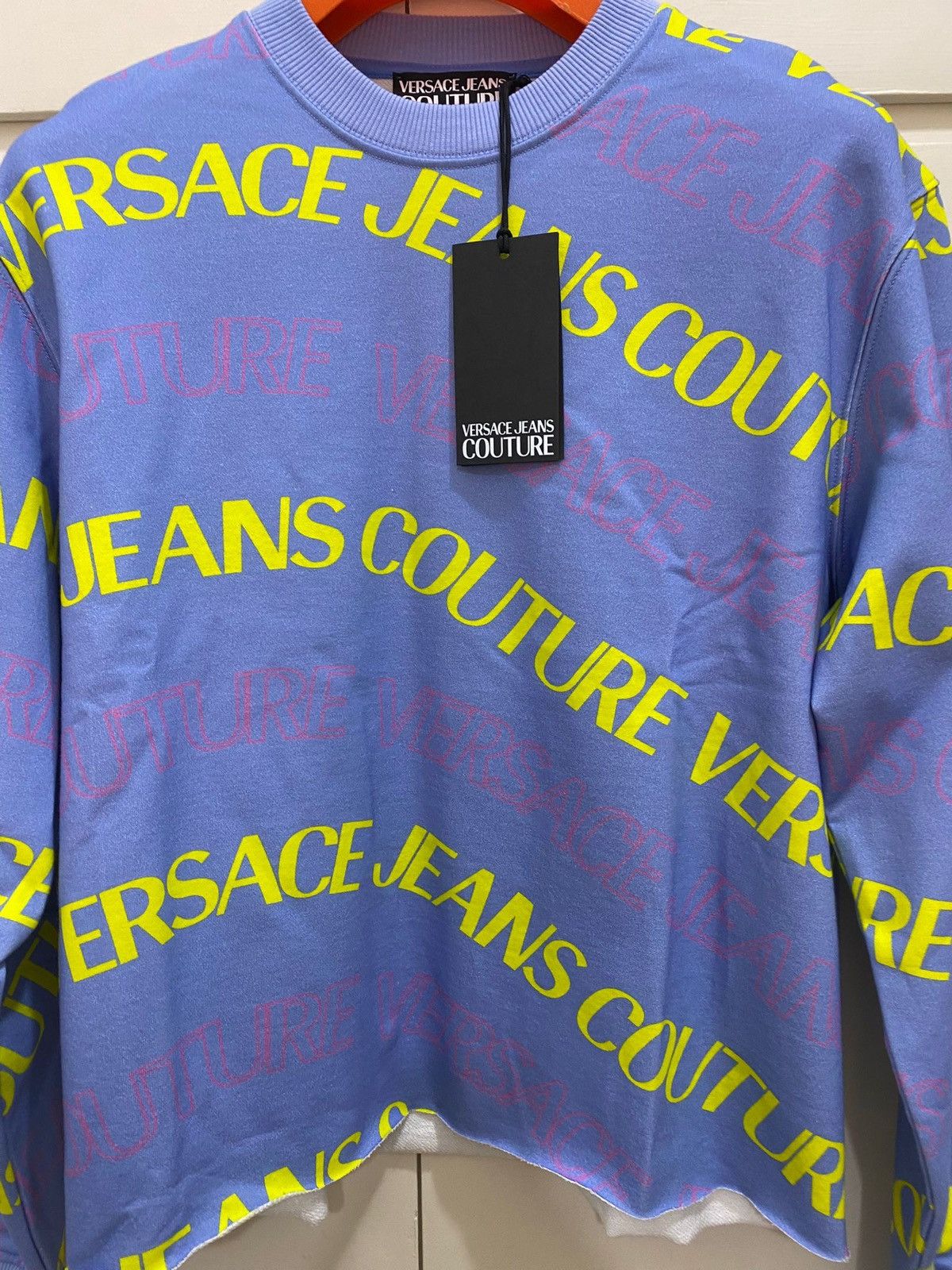 Versace Jeans Couture Versace Jeans Culture Fleece Monogram sweatshirt, M, new . Size US M / EU 48-50 / 2 - 7 Thumbnail