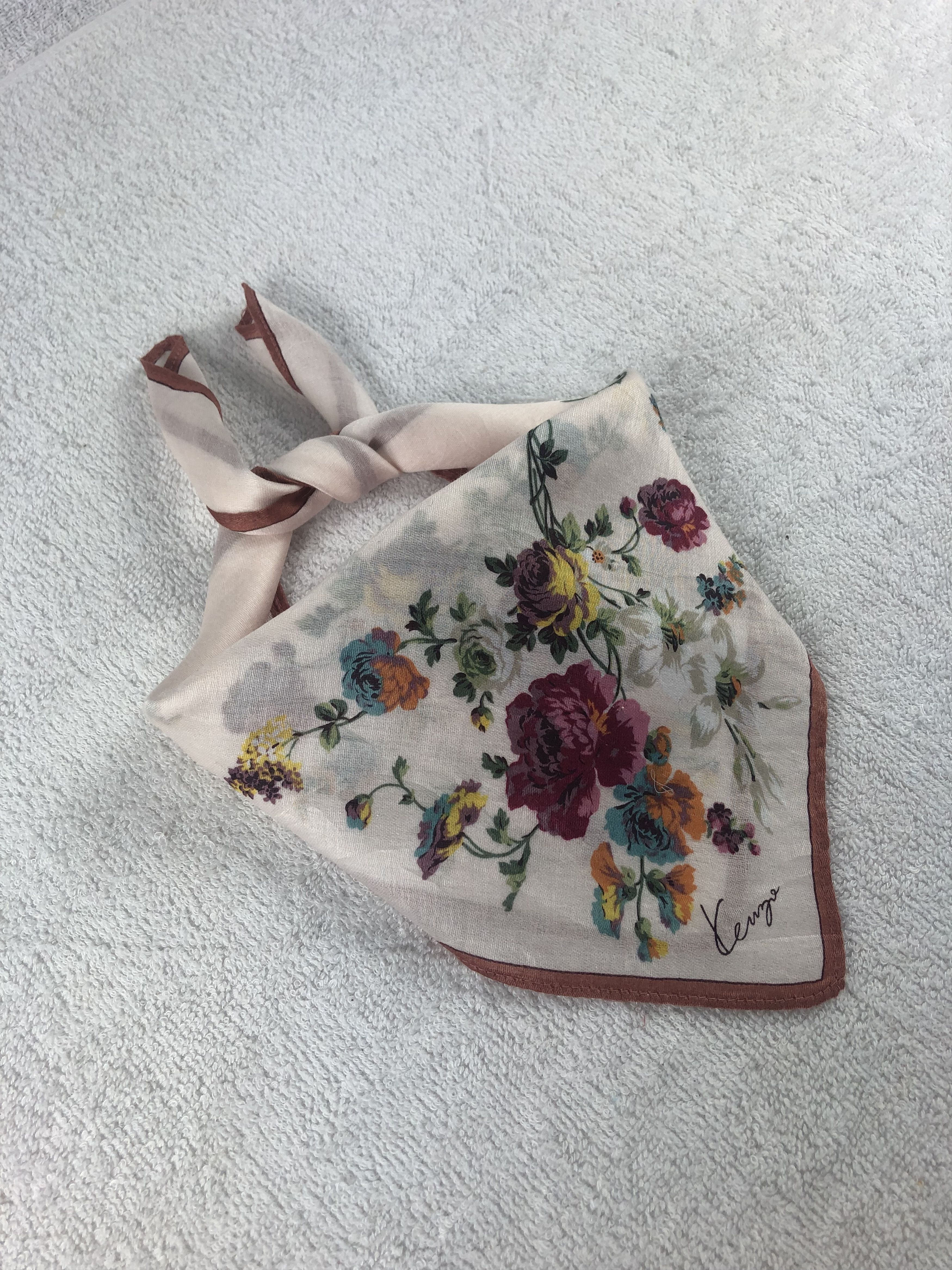 Kenzo × Vintage Kenzo Handkerchief / Bandana / Neckerchief Size ONE SIZE - 1 Thumbnail