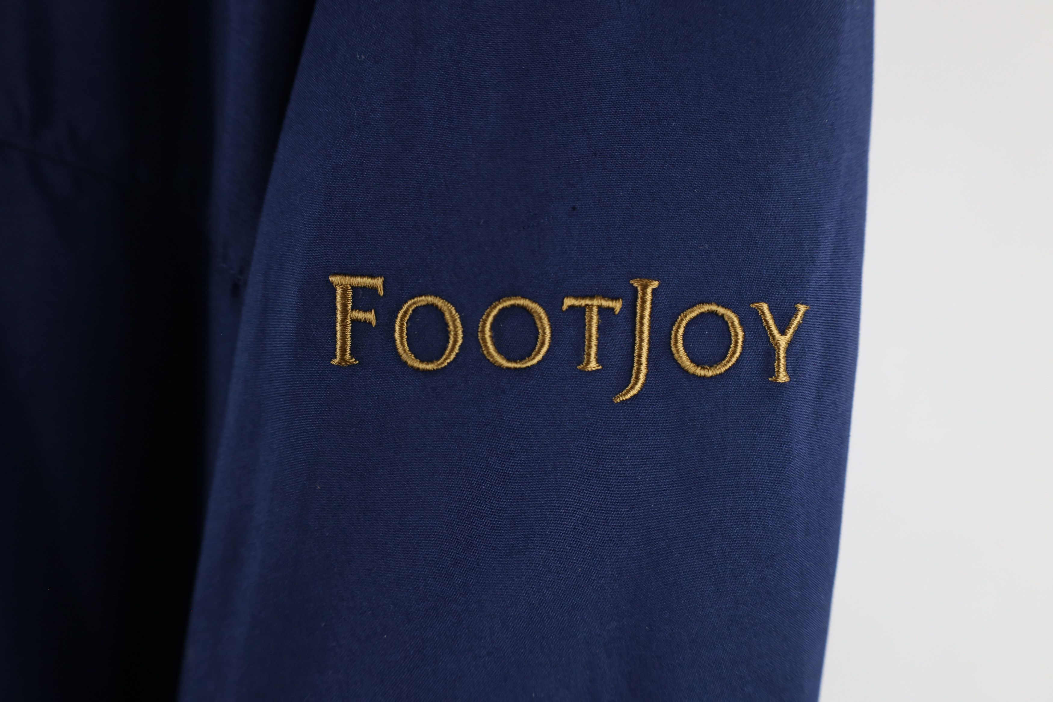 Footjoy × Vintage Vintage FootJoy Golf Pullover Windbreaker Jacket Navy Blue Size US L / EU 52-54 / 3 - 4 Thumbnail