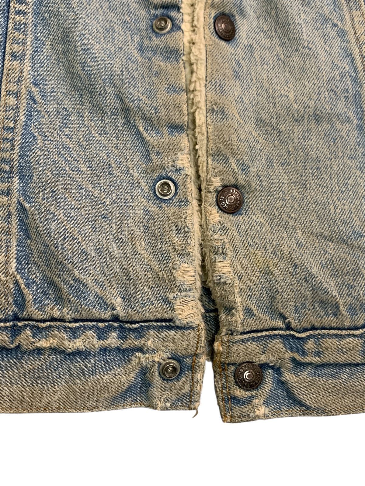 Levi's Vintage Clothing Rare Design Vintage Levi’s Single R Sherpa Jacket Size M / US 6-8 / IT 42-44 - 7 Thumbnail