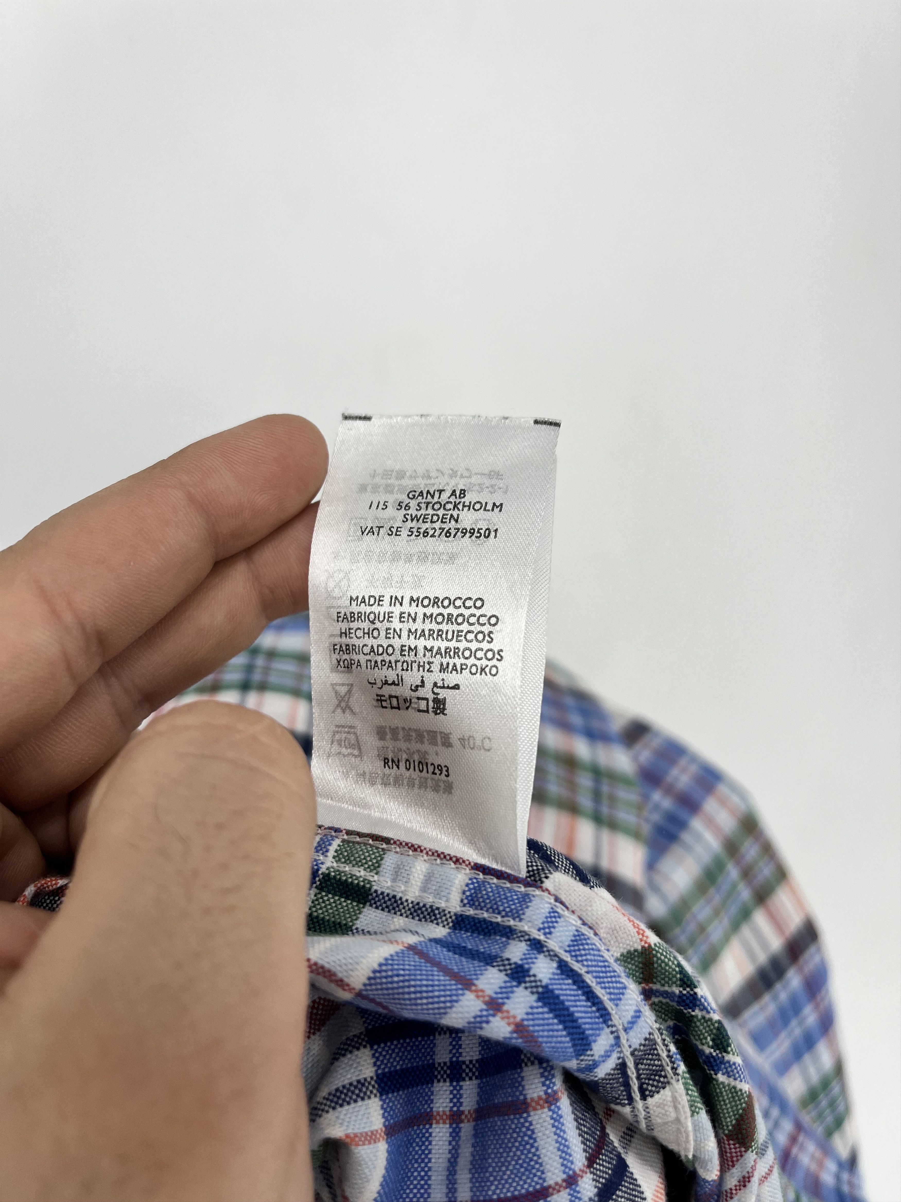 Gant × Vintage Vintage Flannel GANT Plaid Shirt Travis style Size US L / EU 52-54 / 3 - 14 Thumbnail