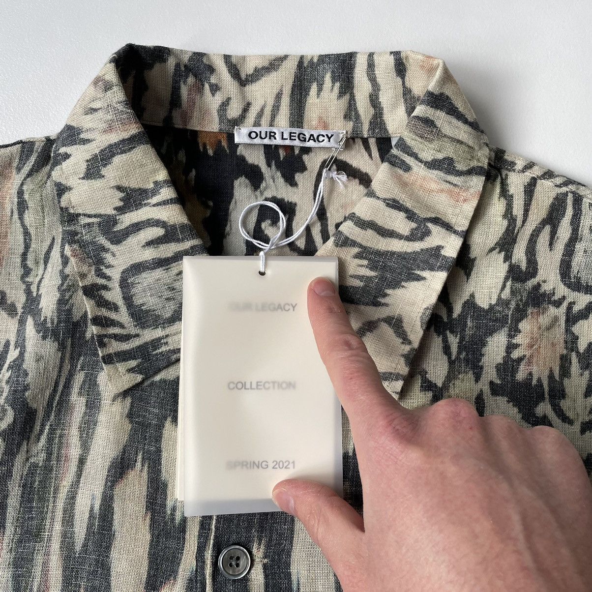 Our Legacy S/S 21 ‘Hanabi’ Print Box Shirt Size US L / EU 52-54 / 3 - 3 Thumbnail