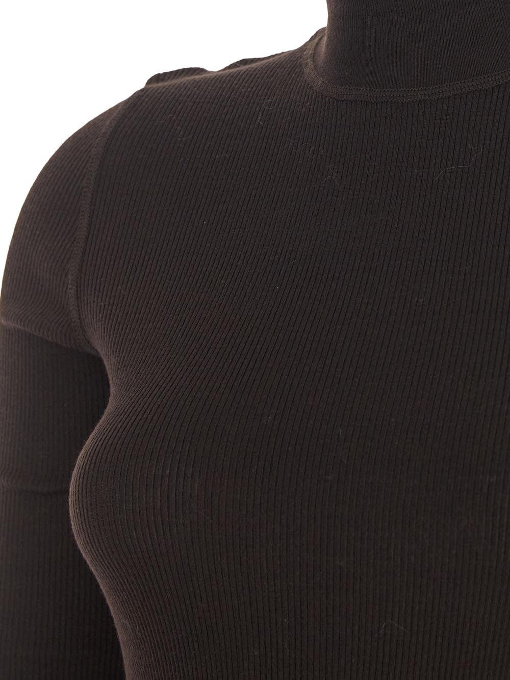 Bottega Veneta o1bcso1str0225 Light Wool Sweater in Chocolate Brown Size L / US 10 / IT 46 - 3 Thumbnail