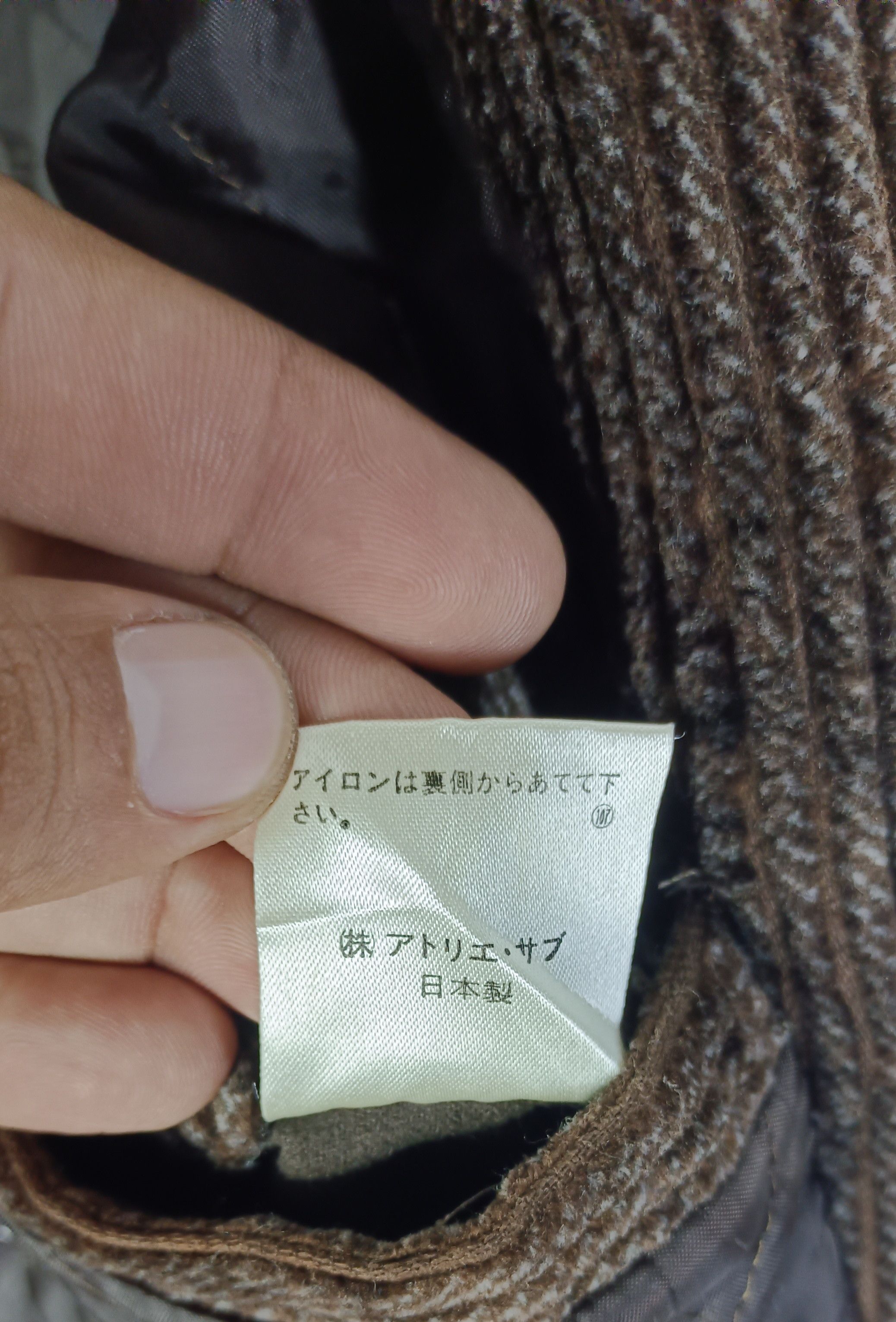 Japanese Brand Vintage 90s Atelier Sab For Men Half Coat Jacket Size US L / EU 52-54 / 3 - 10 Thumbnail