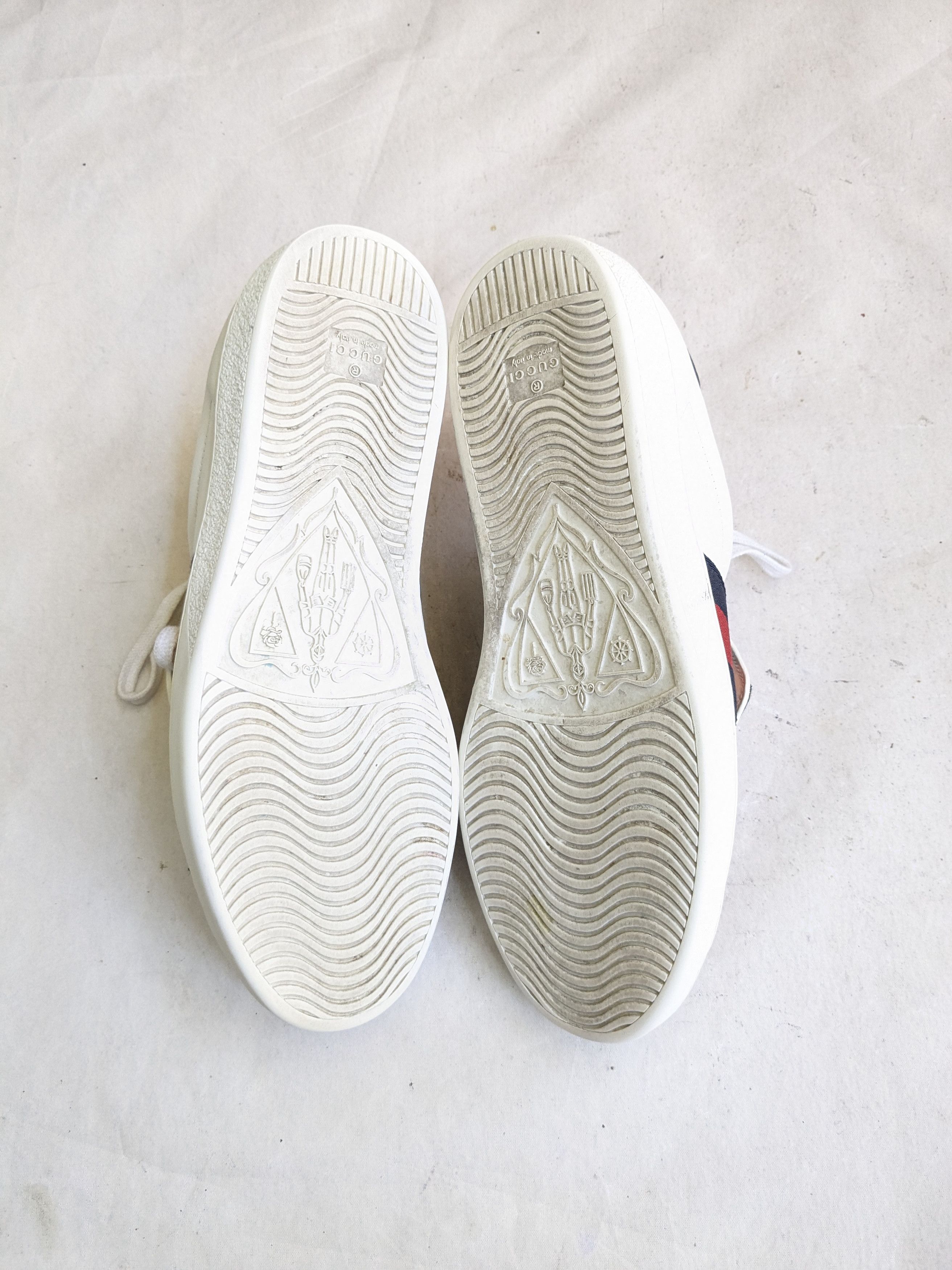 Gucci Gucci Ace Sneakers White 11 White Low Tops Size US 11 / EU 44 - 13 Thumbnail