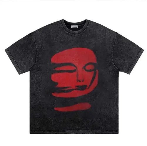 Japanese Brand Fukada x Mami Red Phantoms Printed Vintage Oversized T Shirt Size US L / EU 52-54 / 3 - 6 Thumbnail