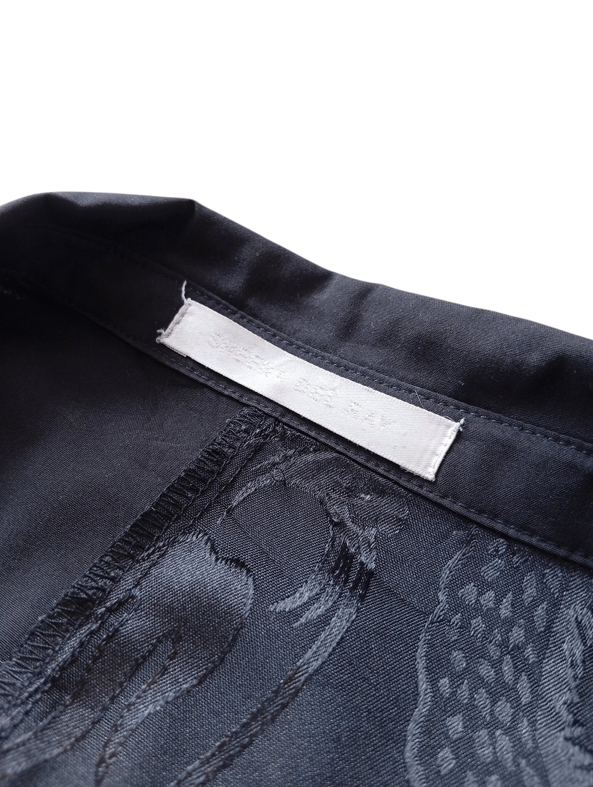 Japanese Brand Sheena Del Ray oversized dragon split black shirt Size M / US 6-8 / IT 42-44 - 3 Thumbnail