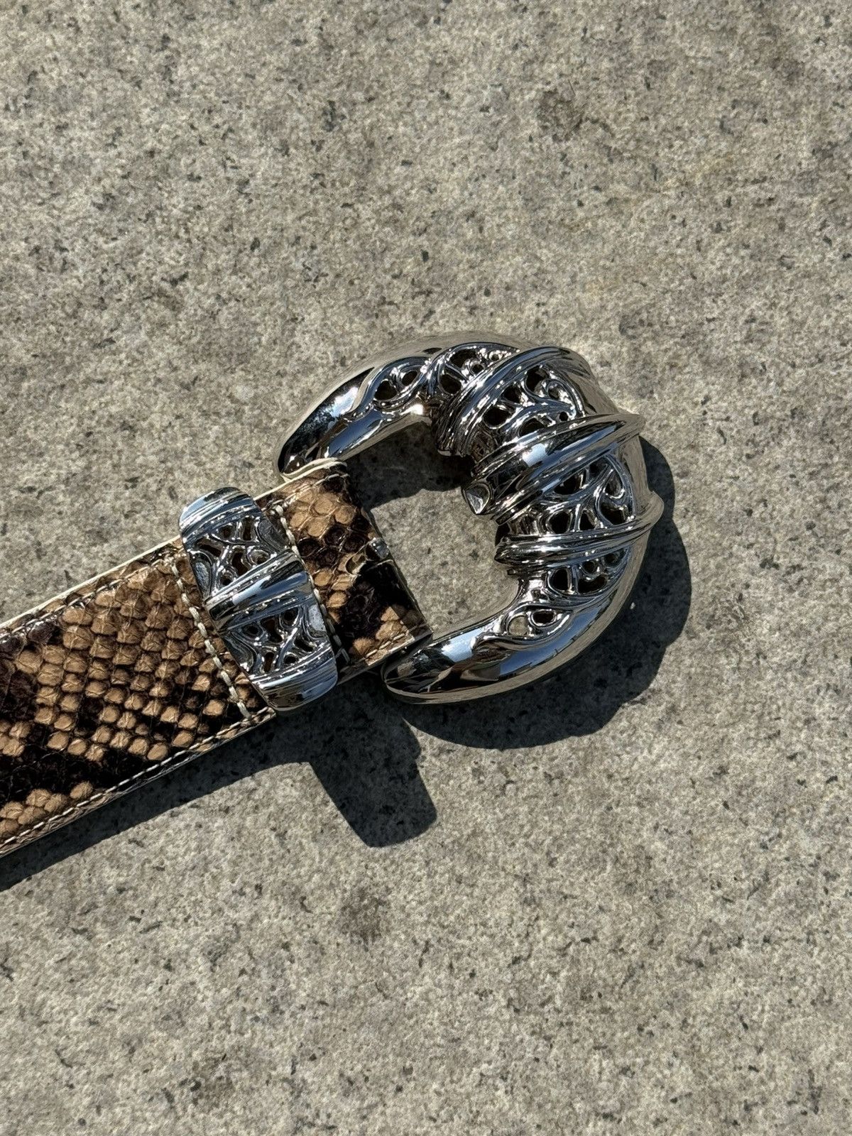 Chrome Hearts Chrome Hearts Python Talon claw 3 pieces belt Size 34 - 3 Thumbnail