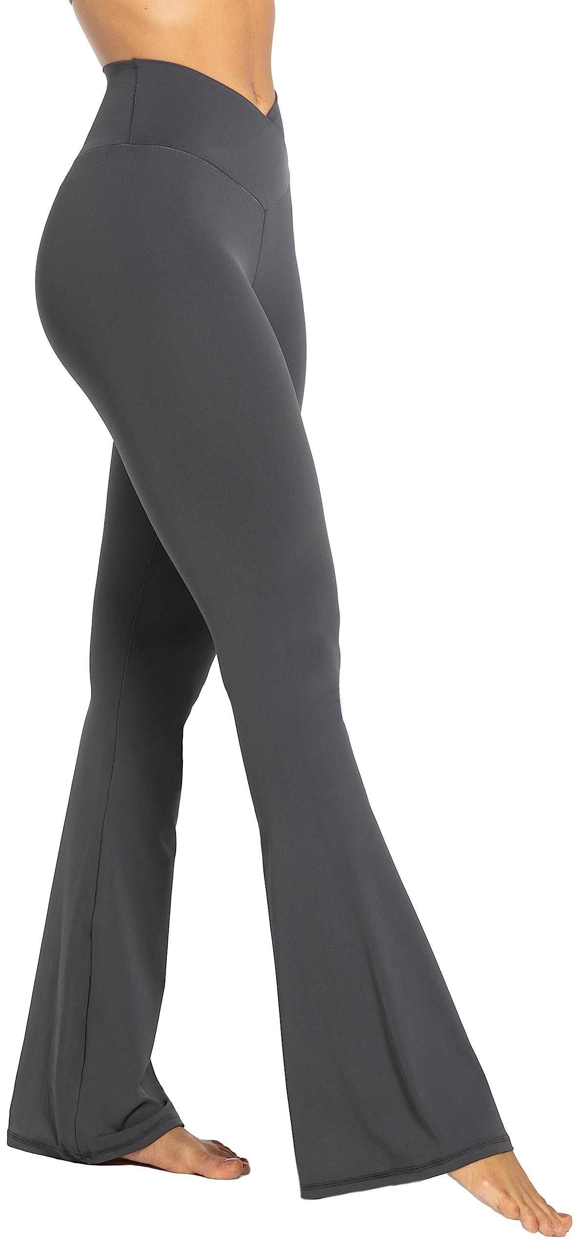 Other Flare Leggings, Crossover Yoga Pants with Tummy Control Size 32" / US 10 / IT 46 - 5 Thumbnail