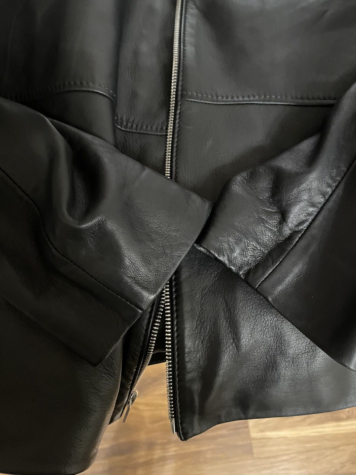 Wilsons Leather Lamb skin leather jacket Size US XL / EU 56 / 4 - 12 Thumbnail