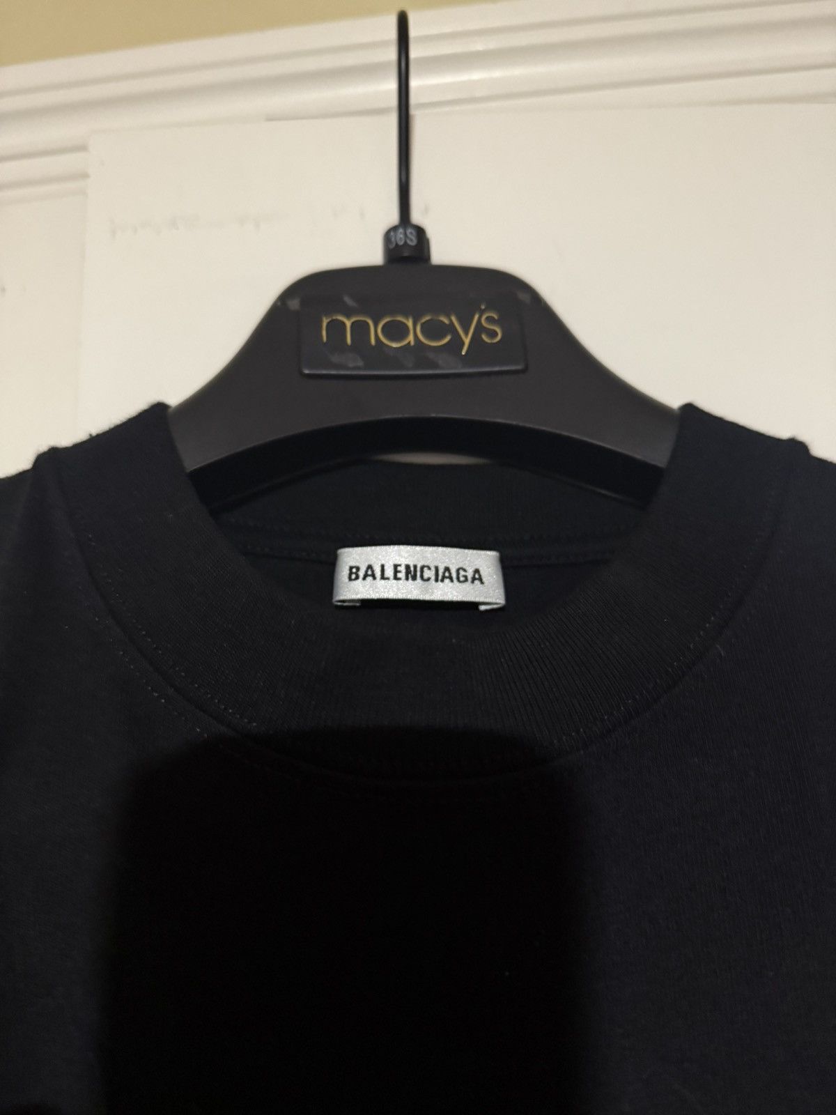 Balenciaga Balenciaga Black Copyright Logo T-Shirt Size US S / EU 44-46 / 1 - 4 Thumbnail