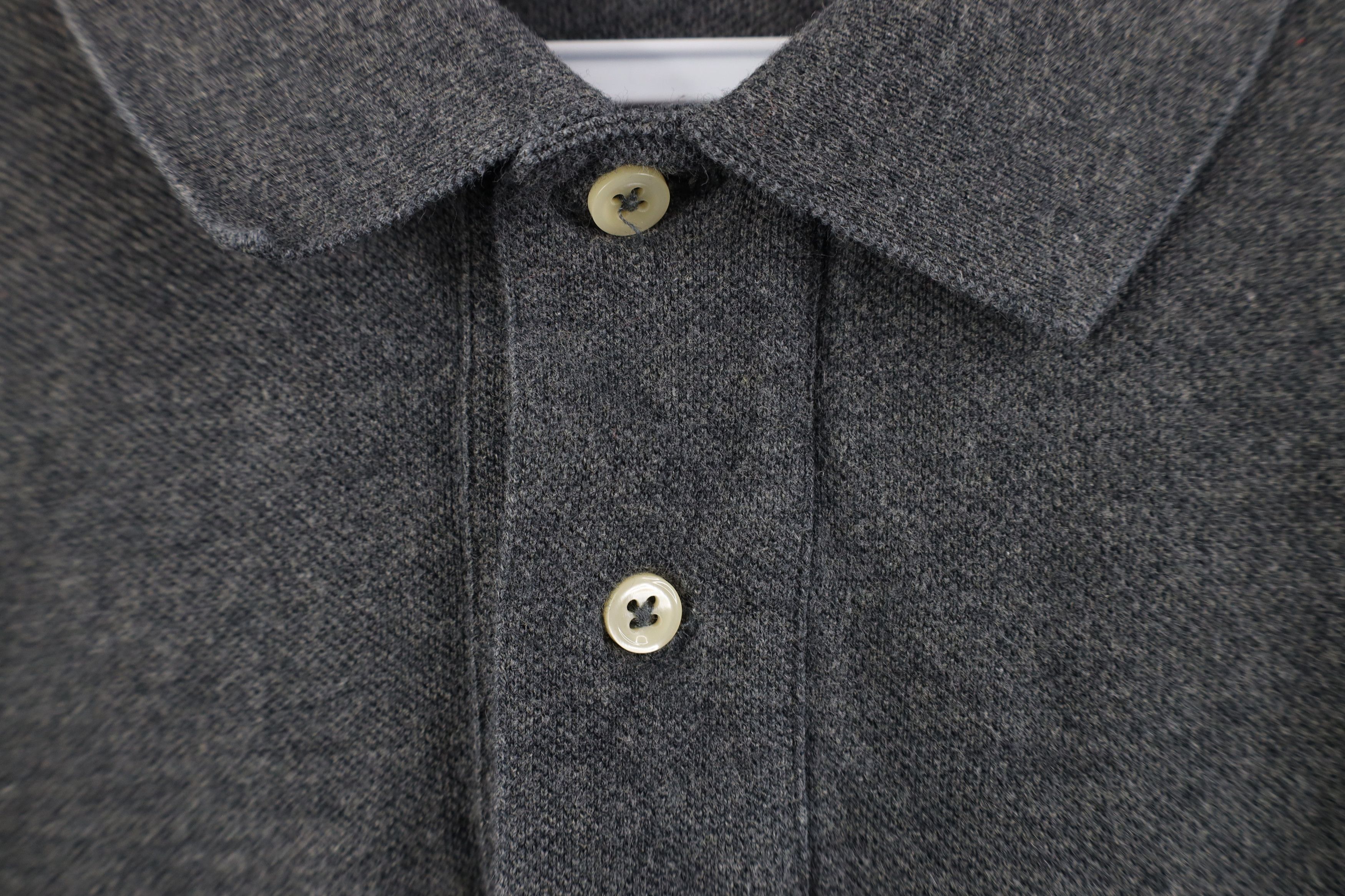 Polo Ralph Lauren Vintage 90s Ralph Lauren Long Sleeve Rugby Polo Shirt Gray Size US L / EU 52-54 / 3 - 6 Thumbnail