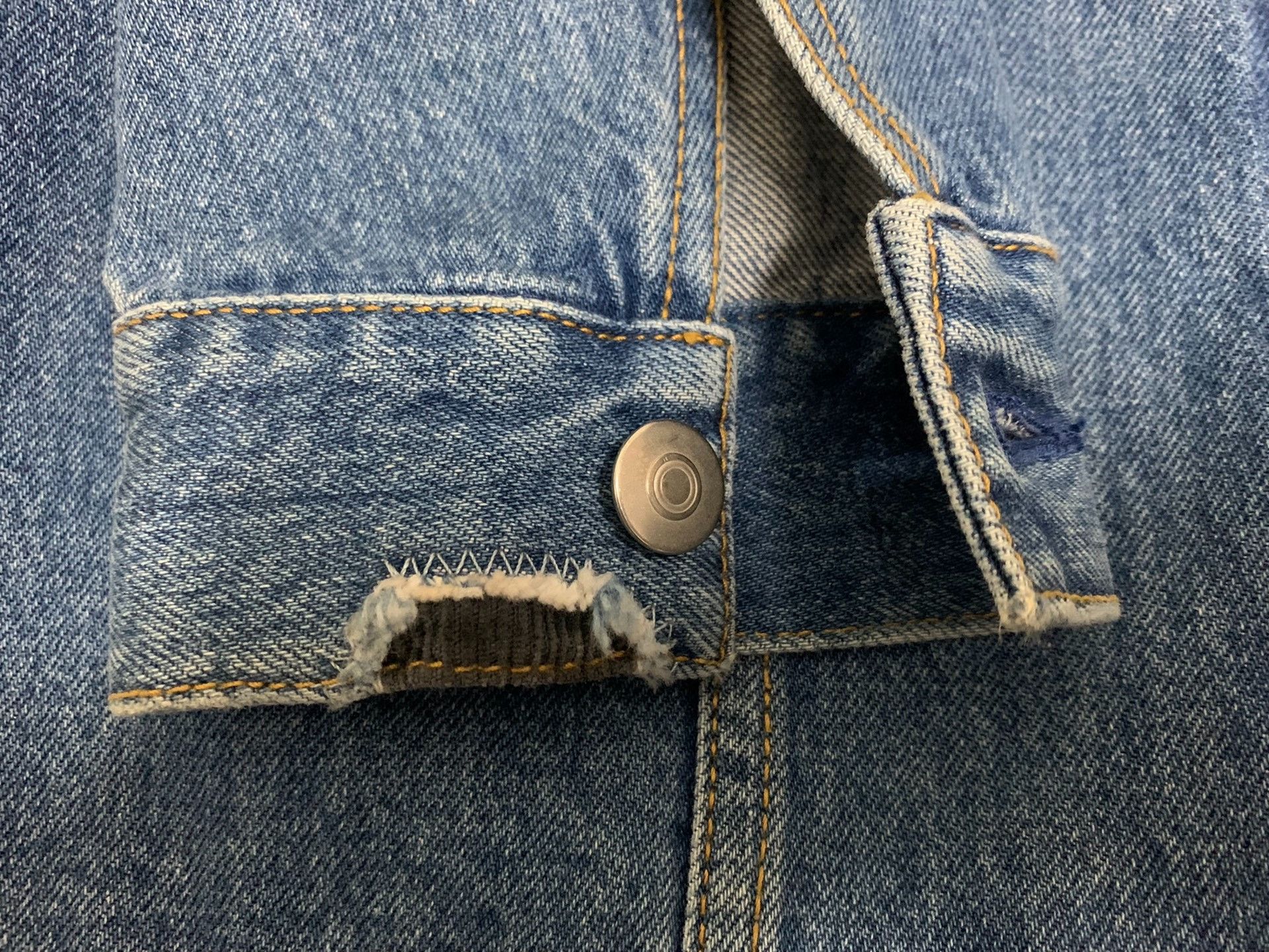 Maison Margiela Maison Margiela SS17 short version destroys denim jacket 25 Size US M / EU 48-50 / 2 - 7 Thumbnail