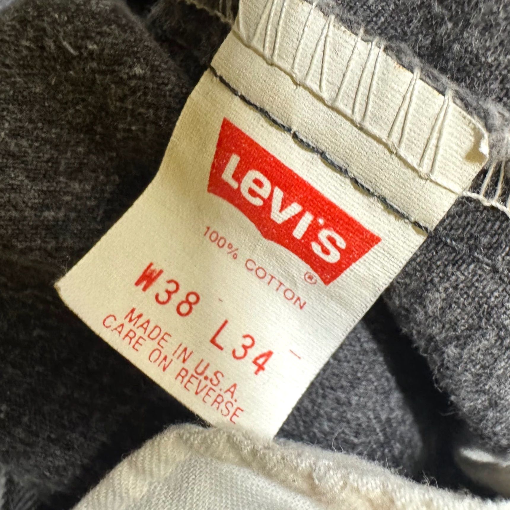 Vintage VINTAGE Levis 505 Jeans Mens 38x34 USA Made Paper Tag Black 90s Y2K Straight Size US 38 / EU 54 - 5 Thumbnail