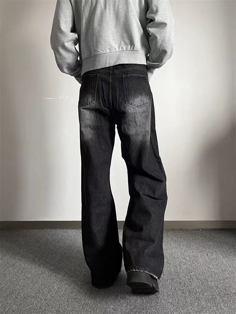 Designer × Jean × Vintage Vintage Street Wide Leg Straight Loose Jeans Size US 30 / EU 46 - 5 Thumbnail