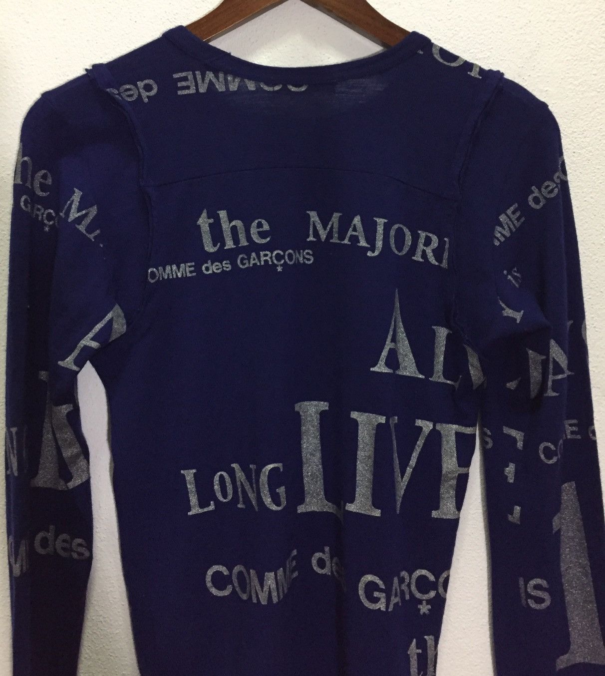 Comme des Garcons AD2003 Comme Des Garcons Conformity+Corruption AOP Wool Tee Size S / US 4 / IT 40 - 7 Thumbnail