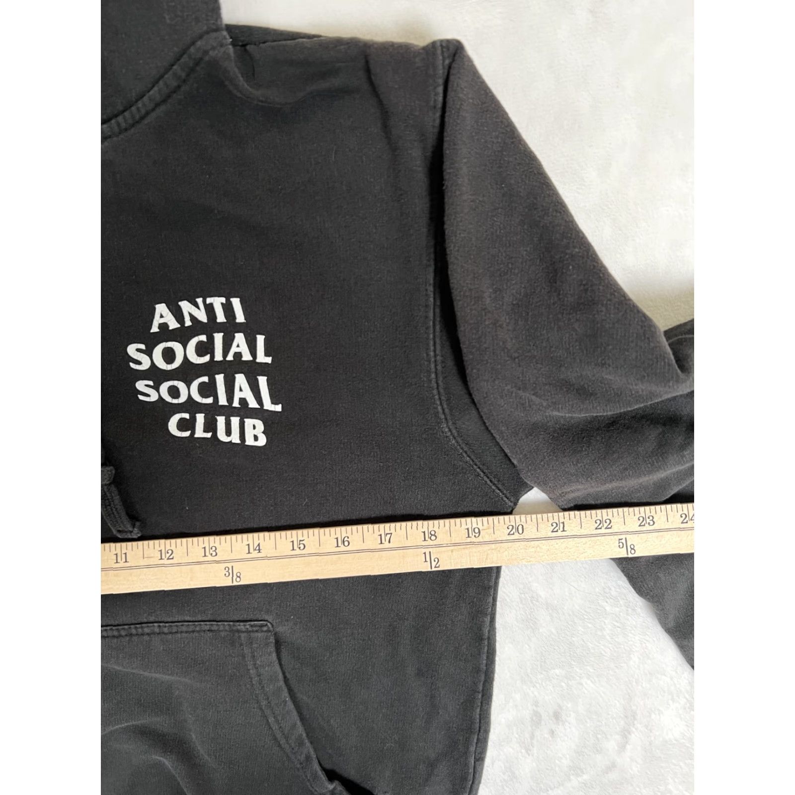 Anti Social Social Club Anti Social Social Club Hoodie Mens Small Black Logo Pullover Fleece Streetwear Size US S / EU 44-46 / 1 - 5 Thumbnail