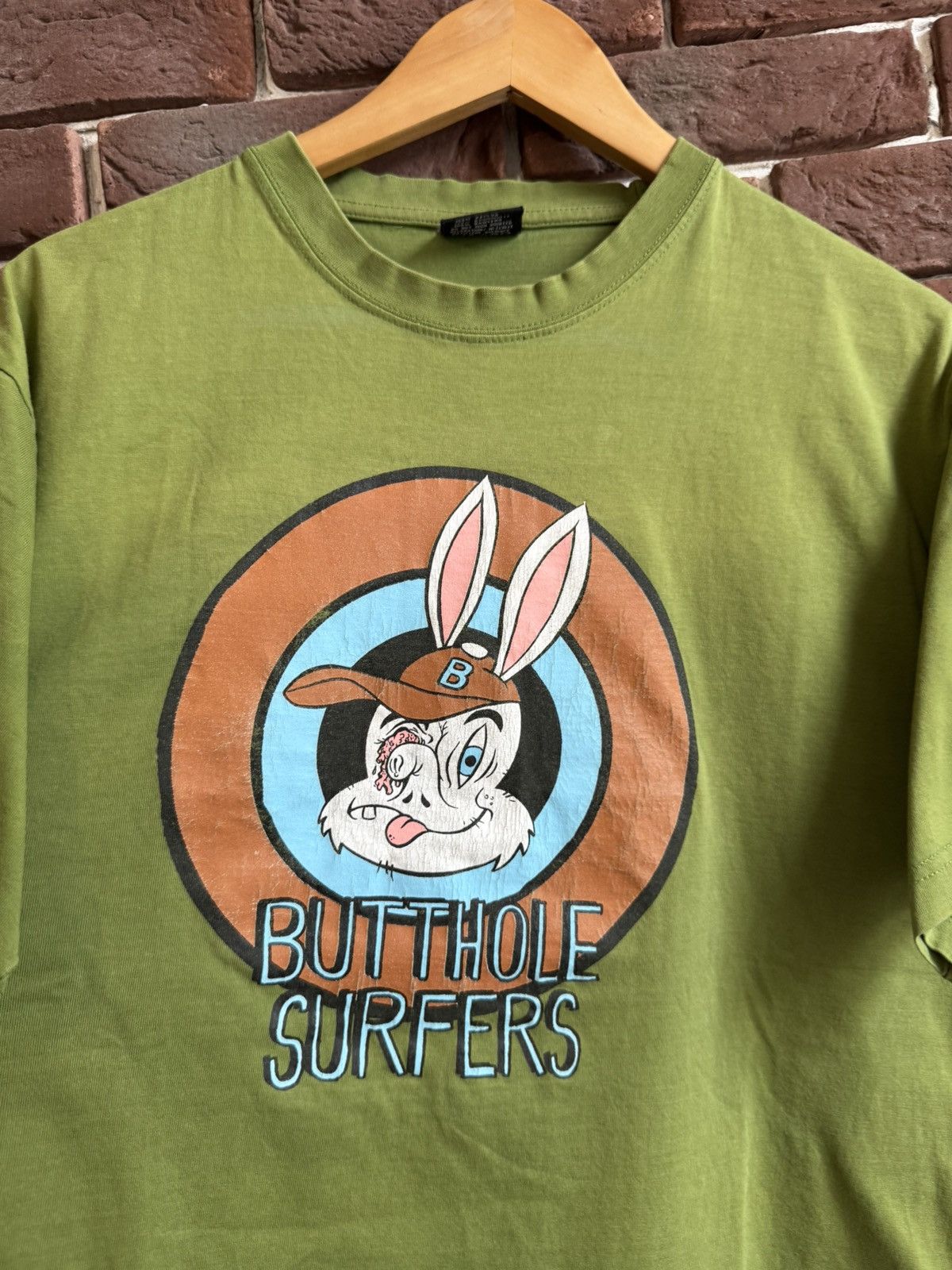 Vintage Vintage Butthole Surfers Don Rock Rabbit Noise Rock Band Tee Size US L / EU 52-54 / 3 - 2 Thumbnail