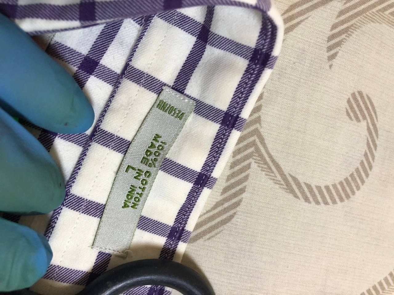 Orvis Orvis Purple Check Button Up Shirt – 100% Cotton Size US L / EU 52-54 / 3 - 3 Thumbnail