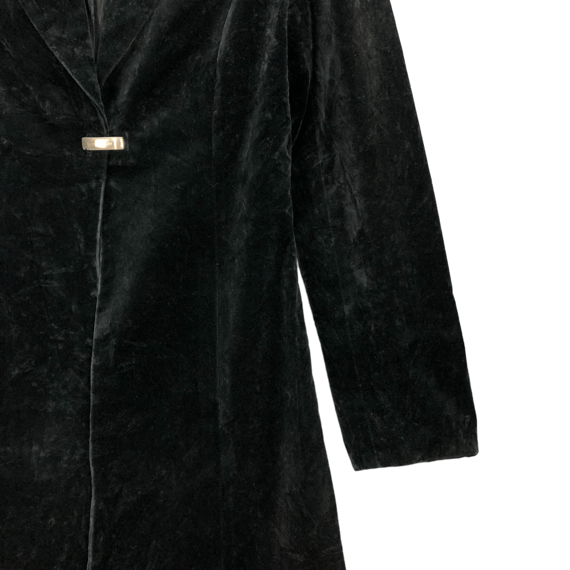 Givenchy GIVENCHY BOUTIQUES VELVET LONG COAT #5947-215 Size S / US 4 / IT 40 - 6 Thumbnail