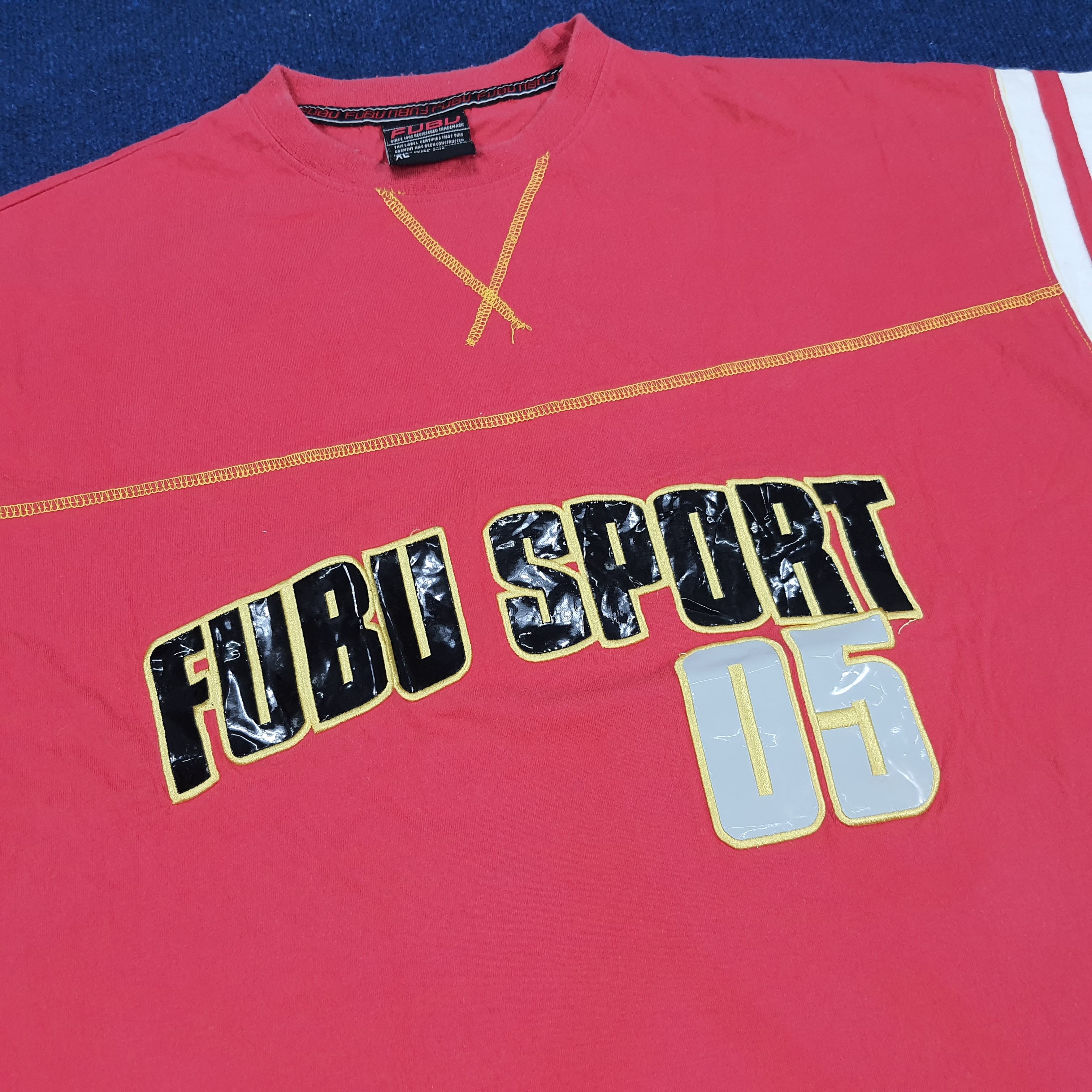 Fubu × Vintage Vintage FUBU Sport 05 Tshirt Size US XL / EU 56 / 4 - 2 Thumbnail