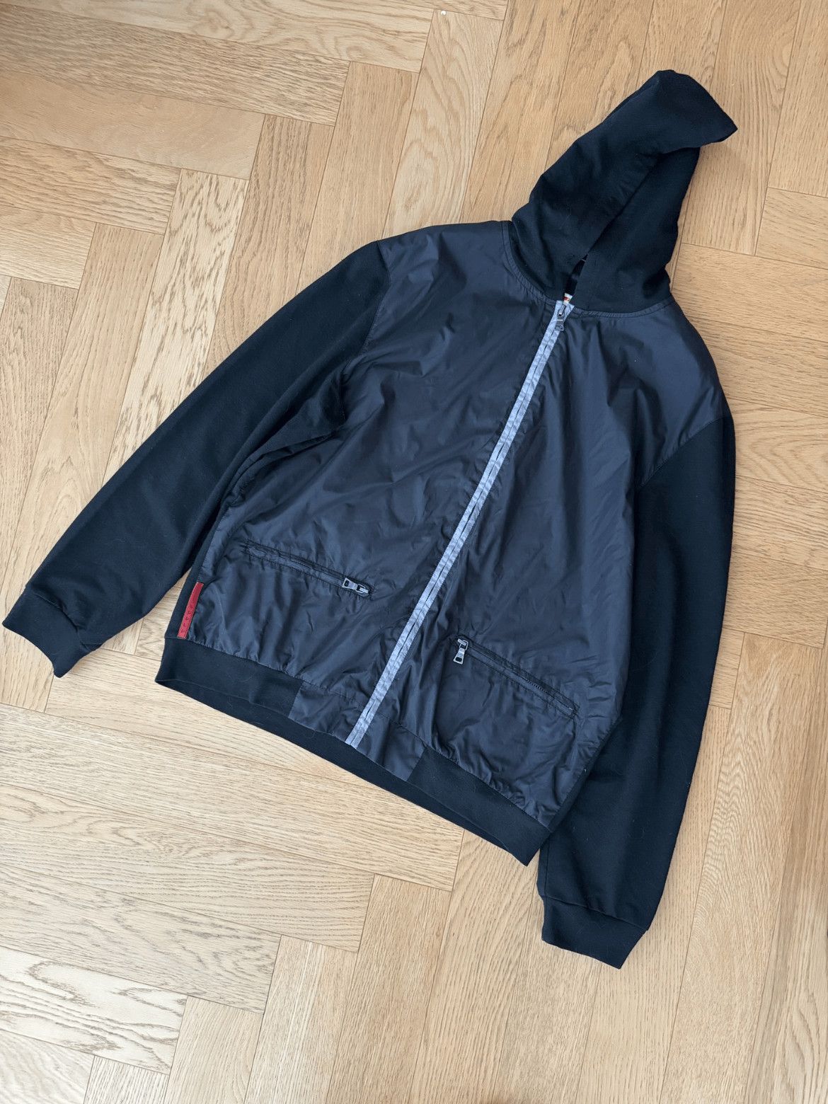 Prada Sz 52 Prada Red Label Zip-uo Hoodie Jacket-2508 Size US L / EU 52-54 / 3 - 5 Thumbnail