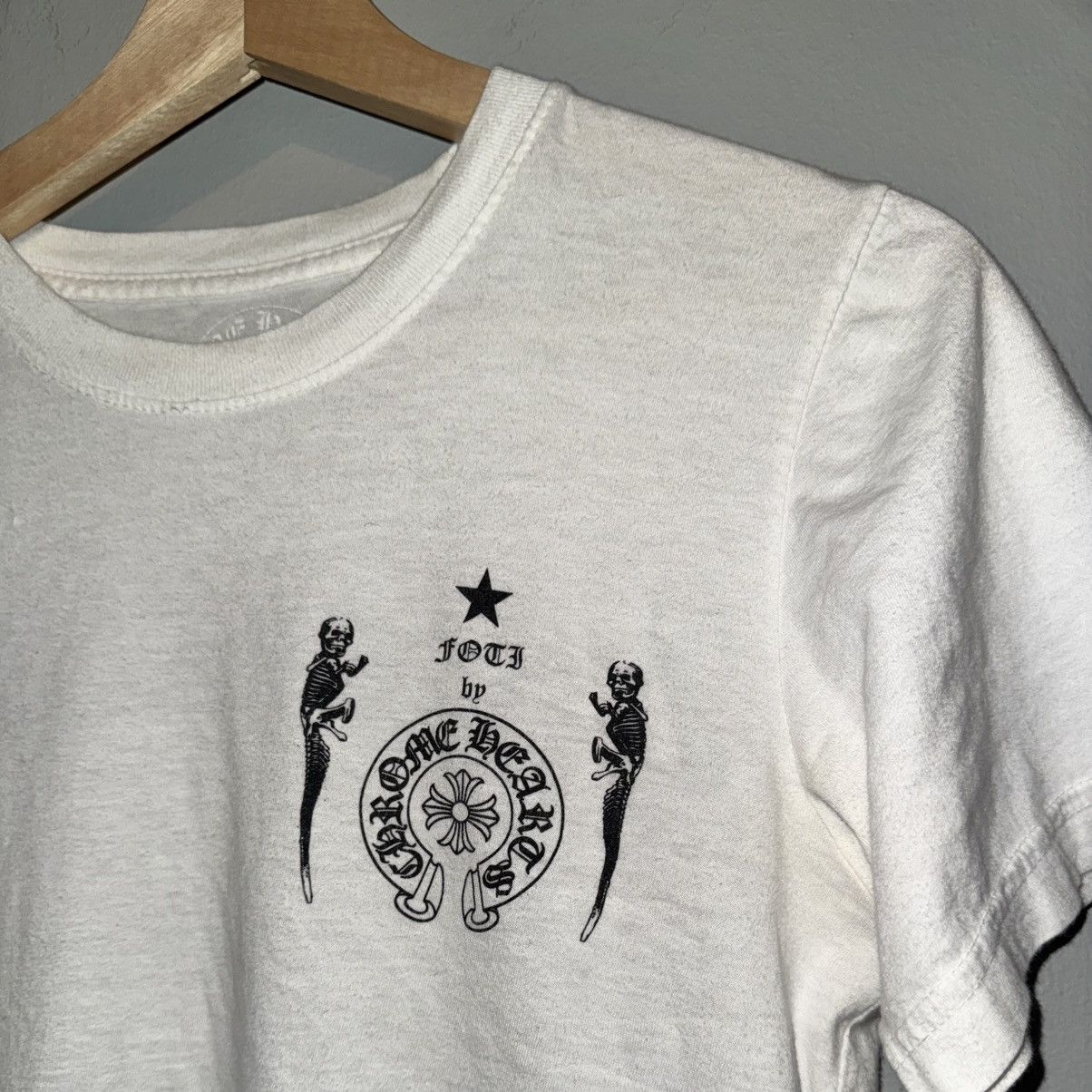 Chrome Hearts Chrome Hearts Horseshoe Logo Foti Jarvis Tee Size US XS / EU 42 / 0 - 4 Thumbnail