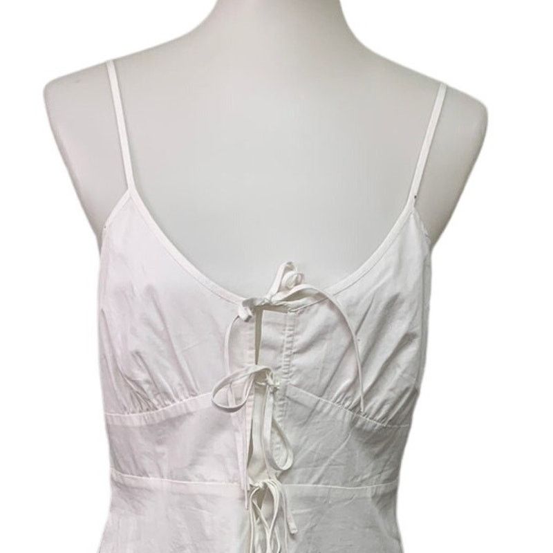 American Eagle Outfitters New American Eagle Womens Med White Adjustable Strap Dress Size M / US 6-8 / IT 42-44 - 2 Thumbnail
