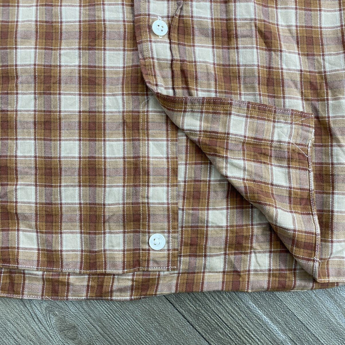 Dior 1990s Vintage Christian Dior Monsieur Plaid Flannel Shirt Size M / US 6-8 / IT 42-44 - 6 Thumbnail