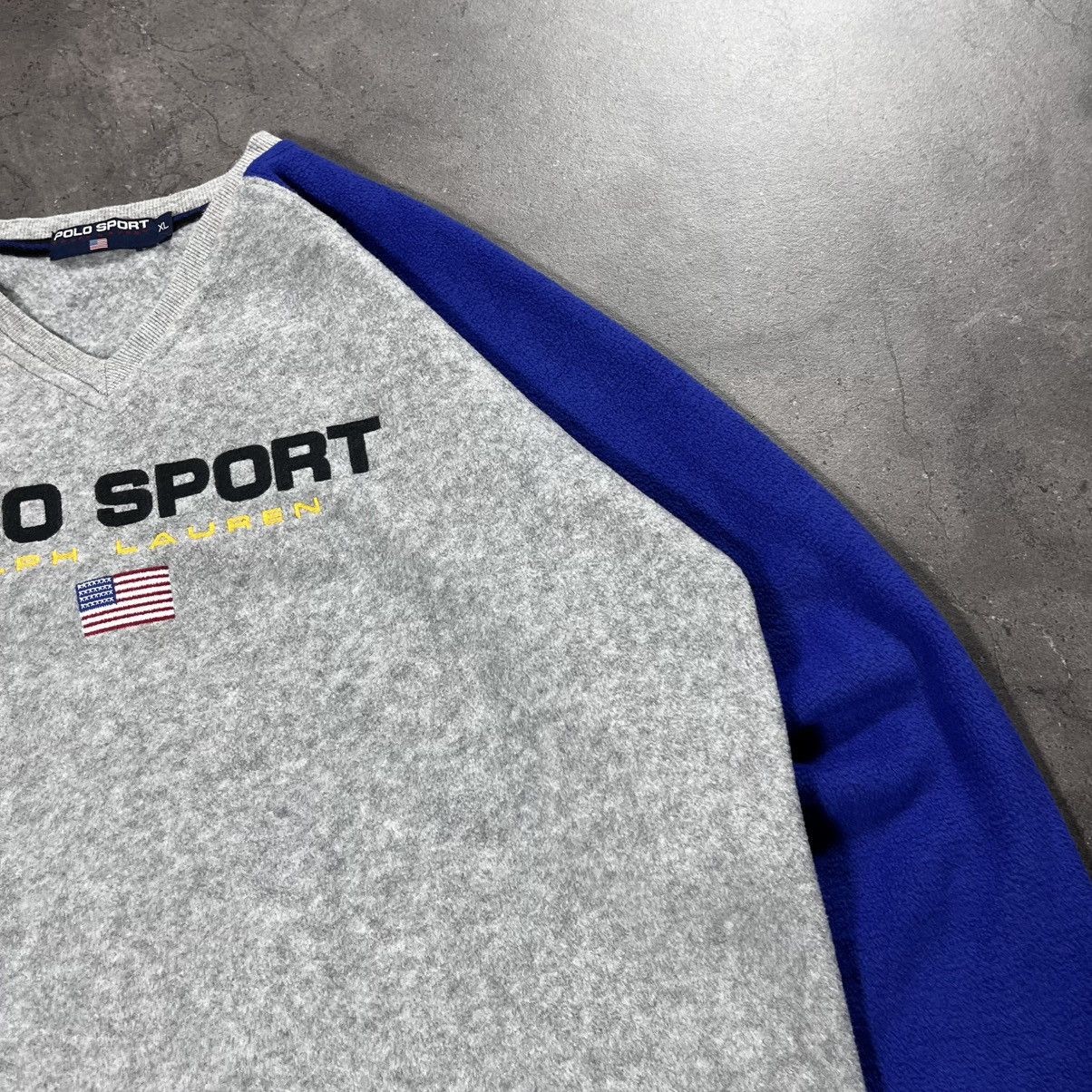 Polo Ralph Lauren Vintage 90s Polo Ralph Lauren Polo Sport Fleece Sweatshirt Size US XL / EU 56 / 4 - 4 Thumbnail