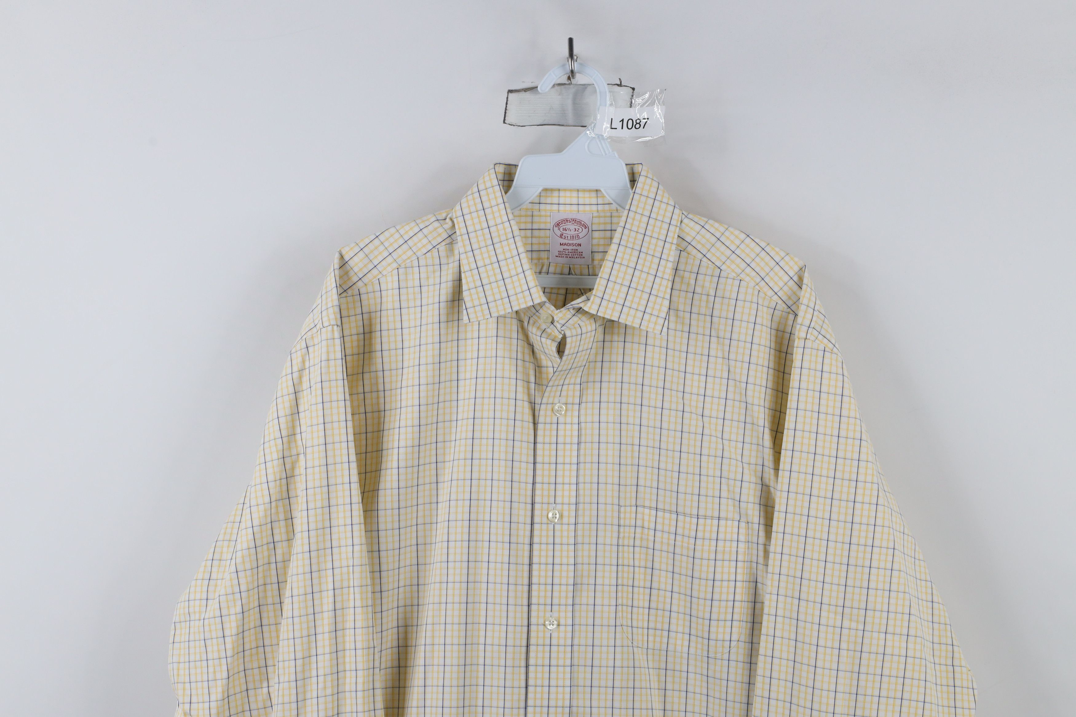 Brooks Brothers × Vintage Vintage Brooks Brothers Non Iron Supima Cotton Button Shirt Size US M / EU 48-50 / 2 - 2 Thumbnail