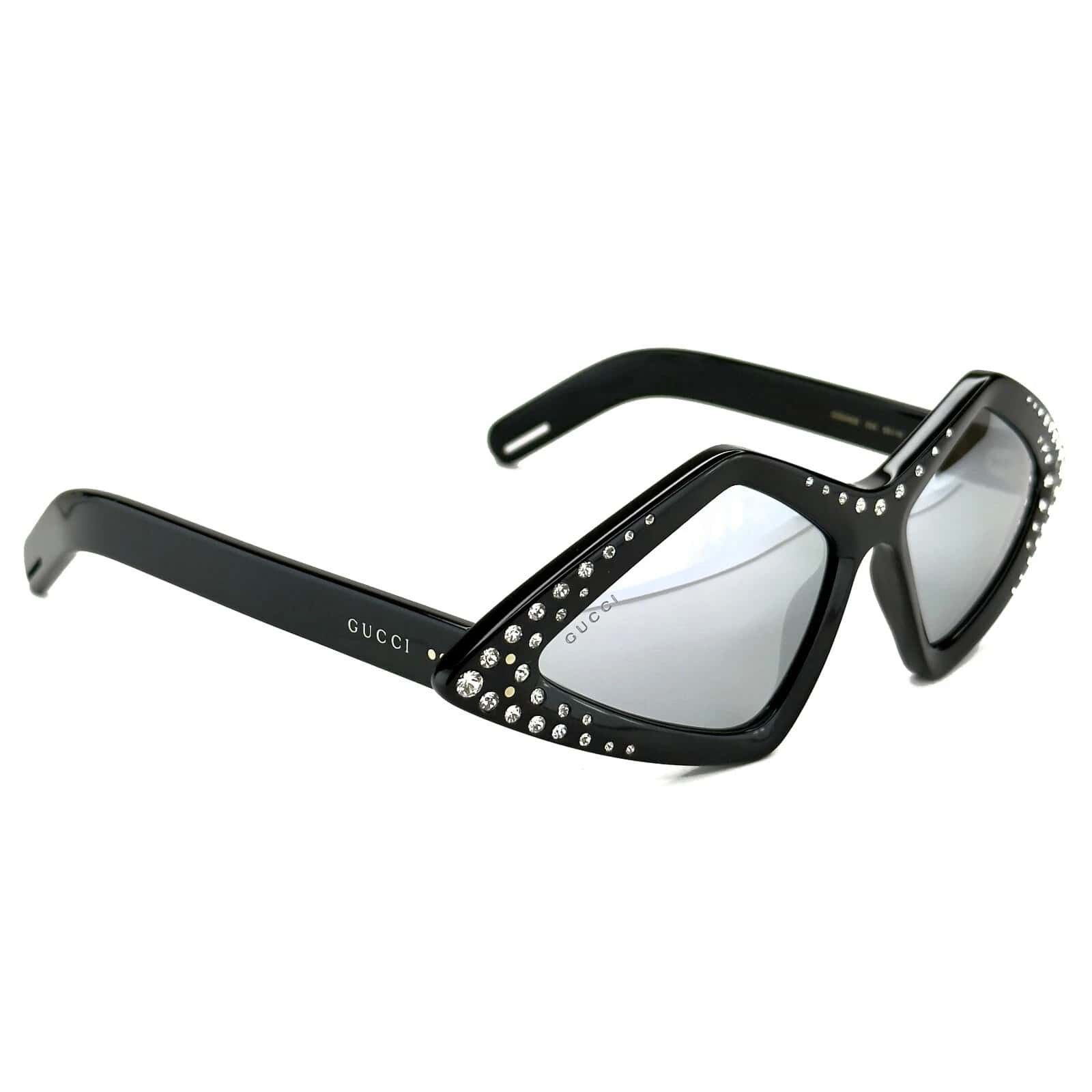 Gucci GUCCI GG0496S Hollywood 0496 Black Fashion Sunglasses 004 Size ONE SIZE - 7 Thumbnail