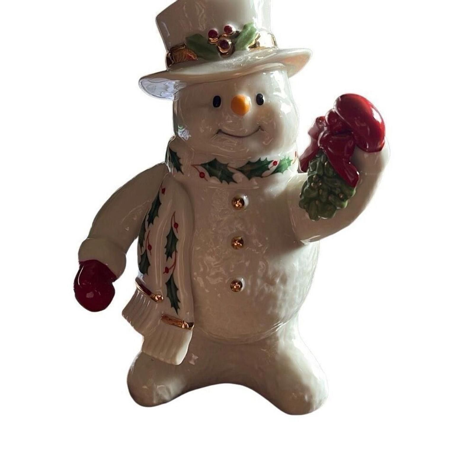 Designer Lenox Merry mistletoe snow man Size ONE SIZE - 1 Thumbnail