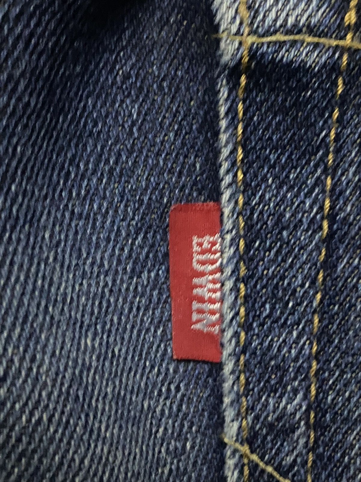 Edwin Vintage Japanese Brand Edwin 502 Mud Wash Distressed Jeans Size US 36 / EU 52 - 10 Thumbnail