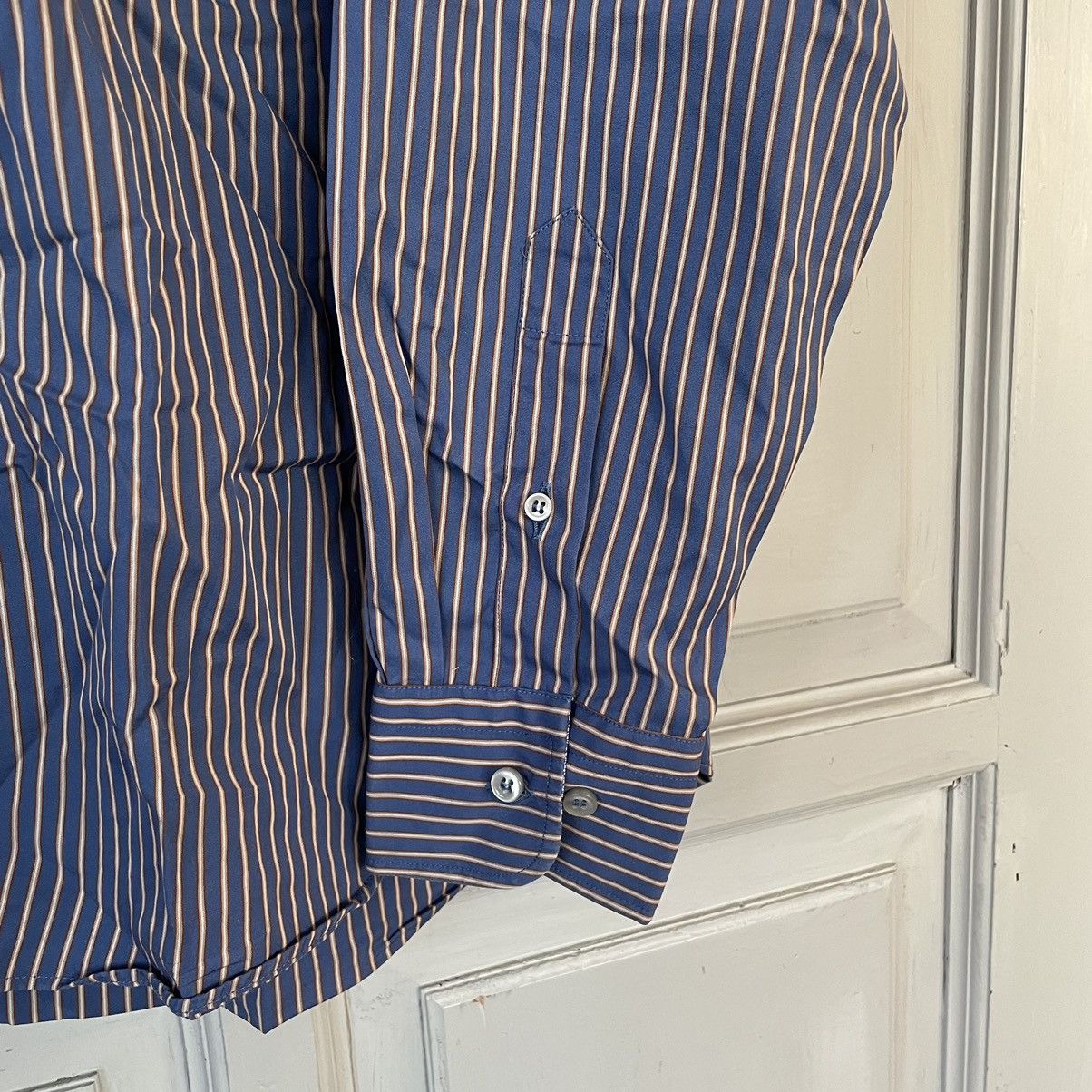 Designer × Paul & Shark Paul & Shark shirt button up white striped yachting Size US XL / EU 56 / 4 - 7 Thumbnail