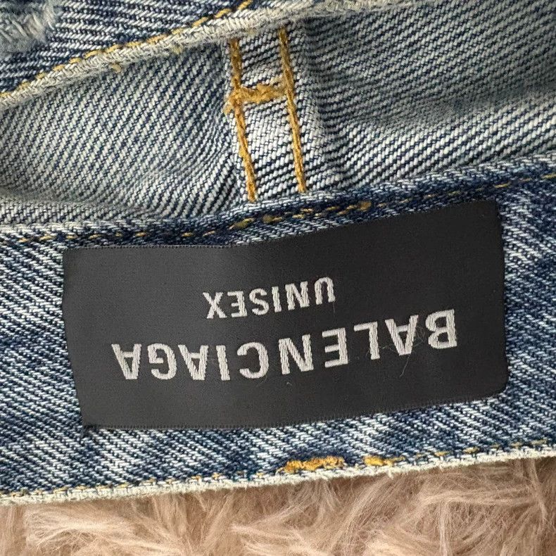 Balenciaga Balenciaga size S Washing to make worn-out denim trousers Size US 27 - 3 Thumbnail