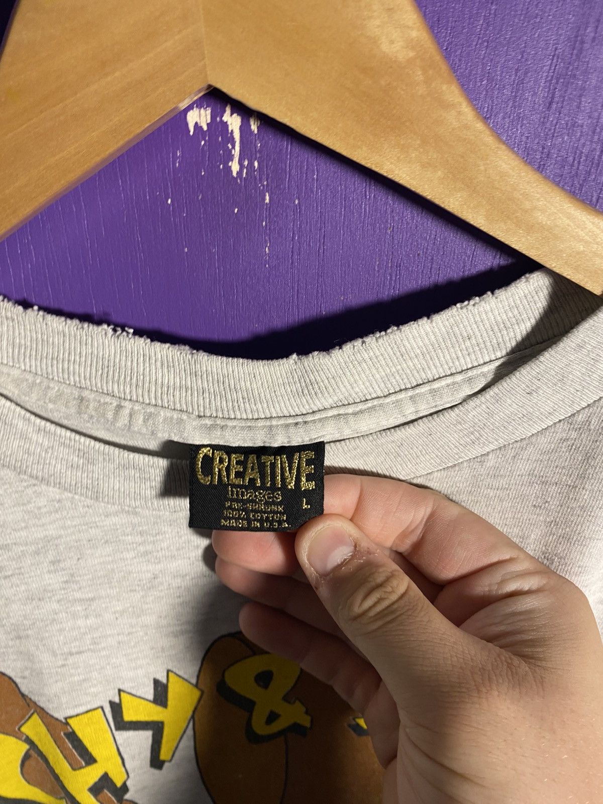 Other Vintage 1992 The simpsons itchy and scratchy t-shirt Size US L / EU 52-54 / 3 - 4 Thumbnail