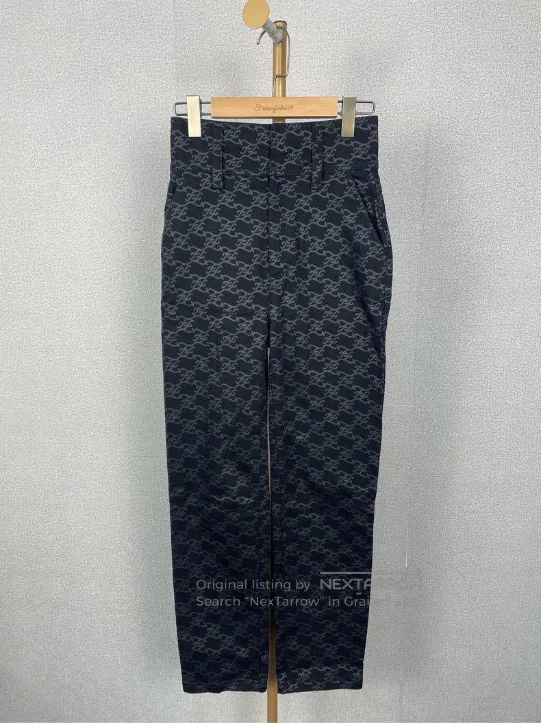 Fendi Fendi Fully logo high-waist long pants Size 42" / US 20 - 1 Thumbnail