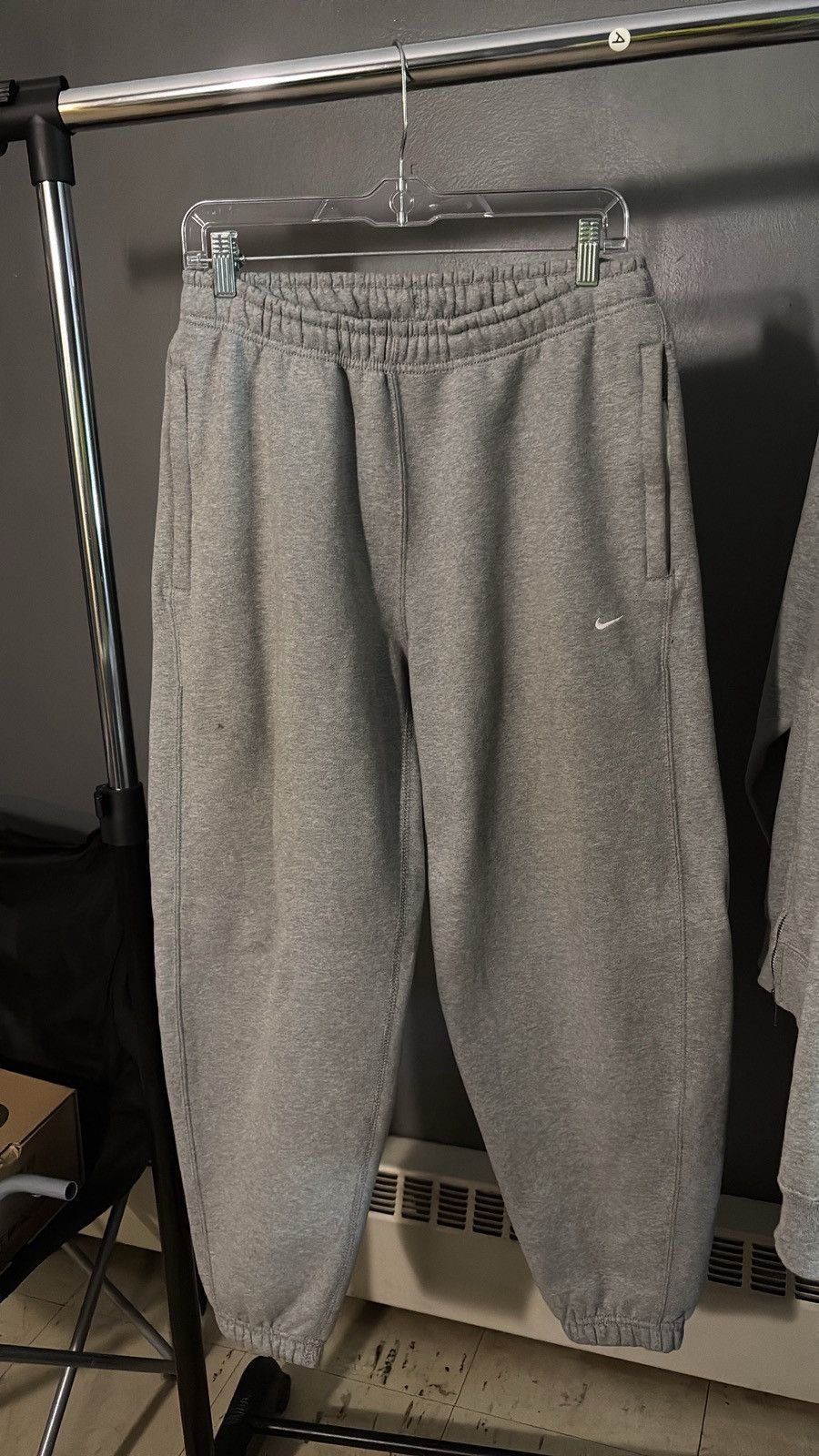 Nike OVERSIZED Nike Swoosh Grey Sweatsuit Size US XS / EU 42 / 0 - 5 Thumbnail