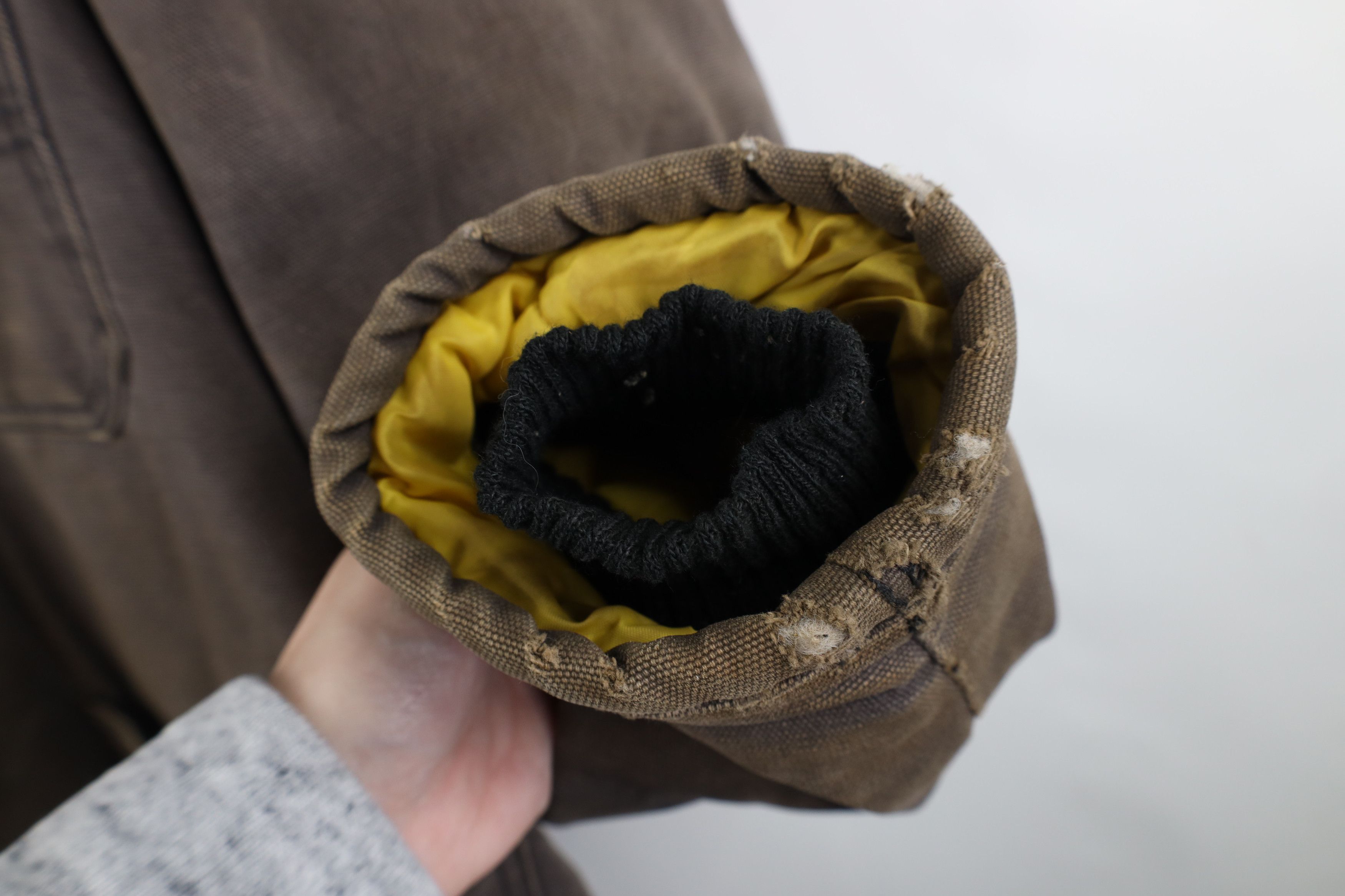 Caterpillar × Vintage Vintage 90s Cat Caterpillar Quilted Canvas Chore Barn Jacket Size US XL / EU 56 / 4 - 8 Thumbnail