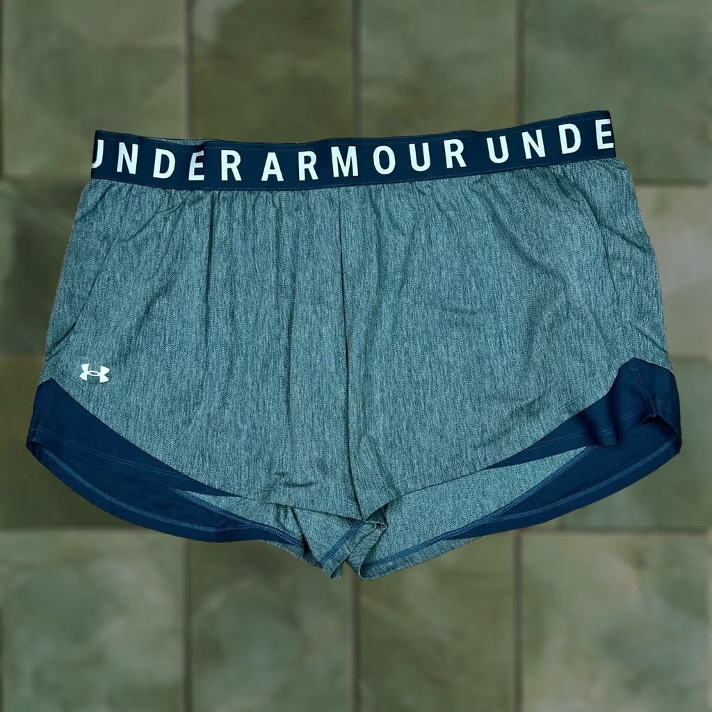 Under Armour VINTAGE? Under Armour Shorts Womens 3XL Green Lightweight Athletic Comfort Fit Size 30" / US 8 / IT 44 - 1 Thumbnail