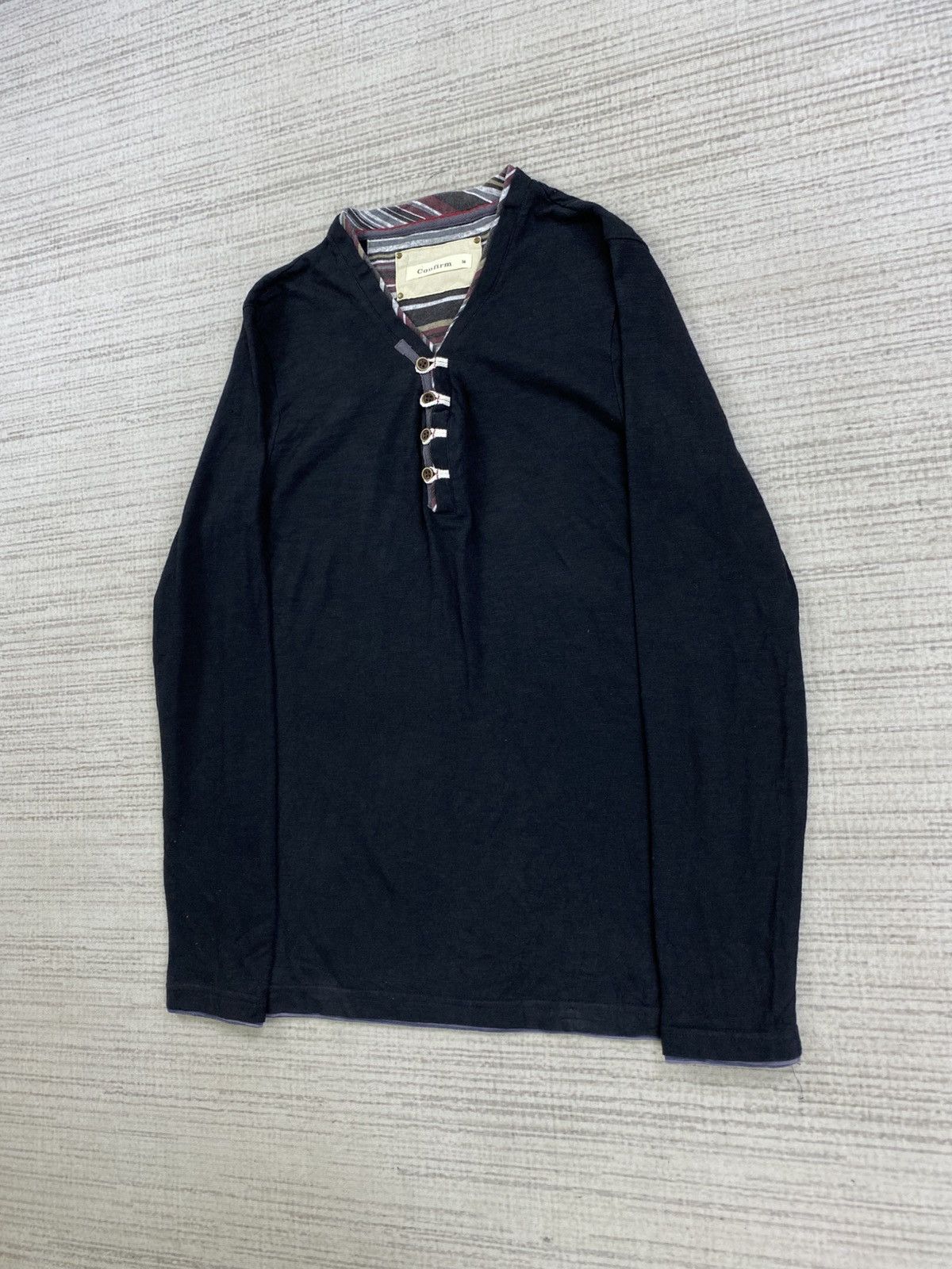 Japanese Brand Vintage Confirm Longsleeve Shirt Size US M / EU 48-50 / 2 - 4 Thumbnail