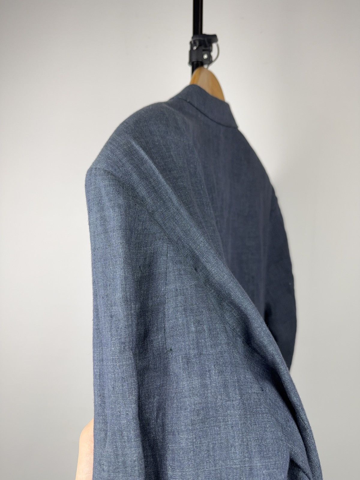 Hugo Boss Luxury Boss Hugo Boss Linen Blazer Maputo Blue 3 Button EU50 Size 40R - 20 Thumbnail