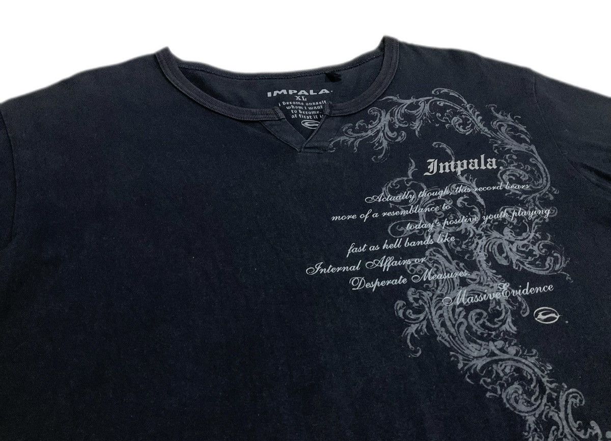 If Six Was Nine 🔥 Sick Y2K Impala Tribal Floral Poem Shirt Goth Punk Size US XL / EU 56 / 4 - 6 Thumbnail