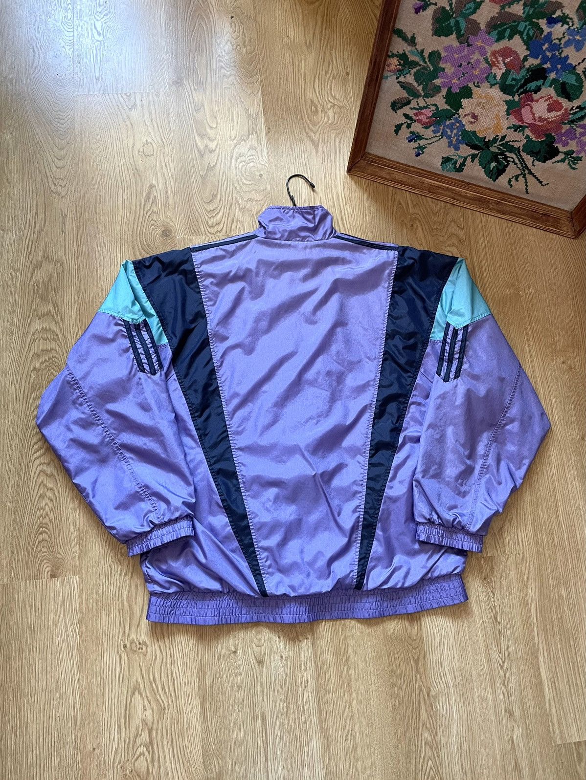 Adidas Vintage on sale 90S Logo Nylon Jacket