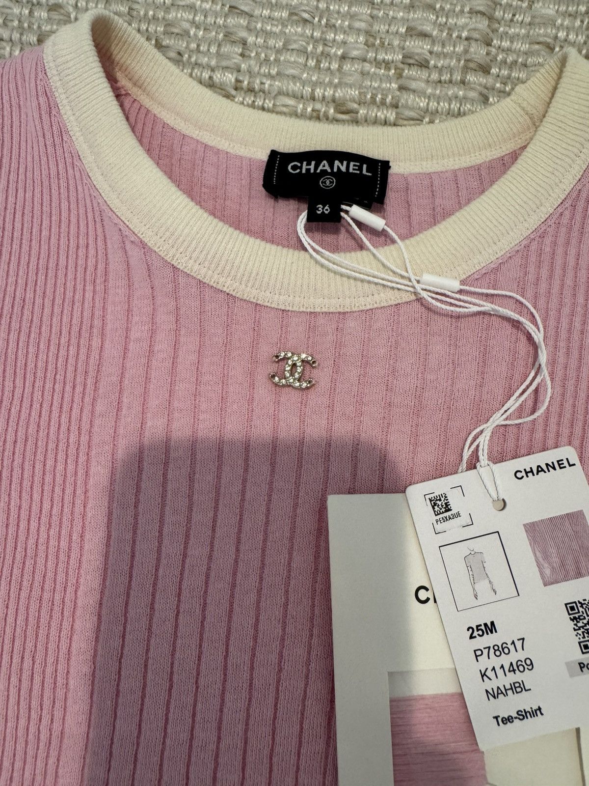Chanel Chanel 25 T-shirt size 36 Size XS / US 0-2 / IT 36-38 - 3 Thumbnail
