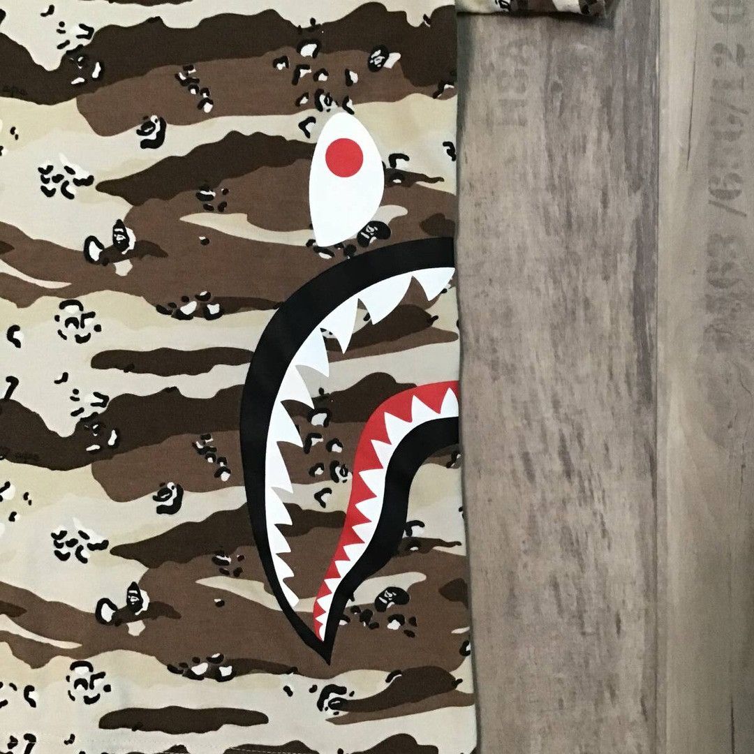 Bape BAPE DESERT CAMO Shark T-shirt a bathing ape Size US L / EU 52-54 / 3 - 3 Thumbnail