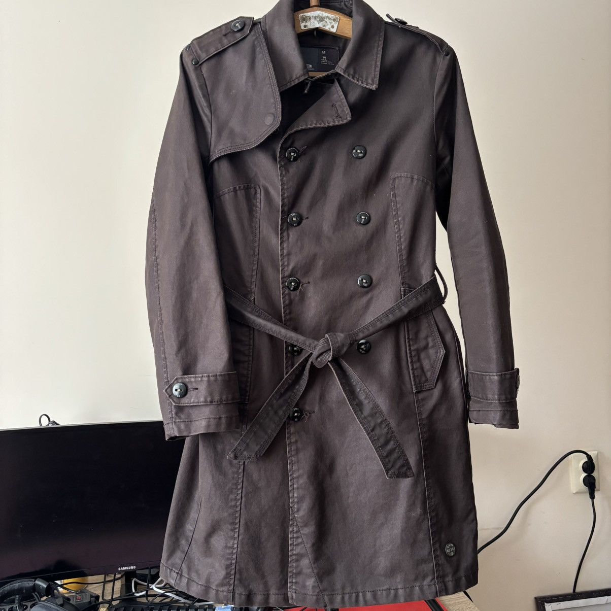 G-Star Vintage Y2K G-Star Raw SOLID TRENCH WMN Jacket Grunge Size M / US 6-8 / IT 42-44 - 1 Thumbnail