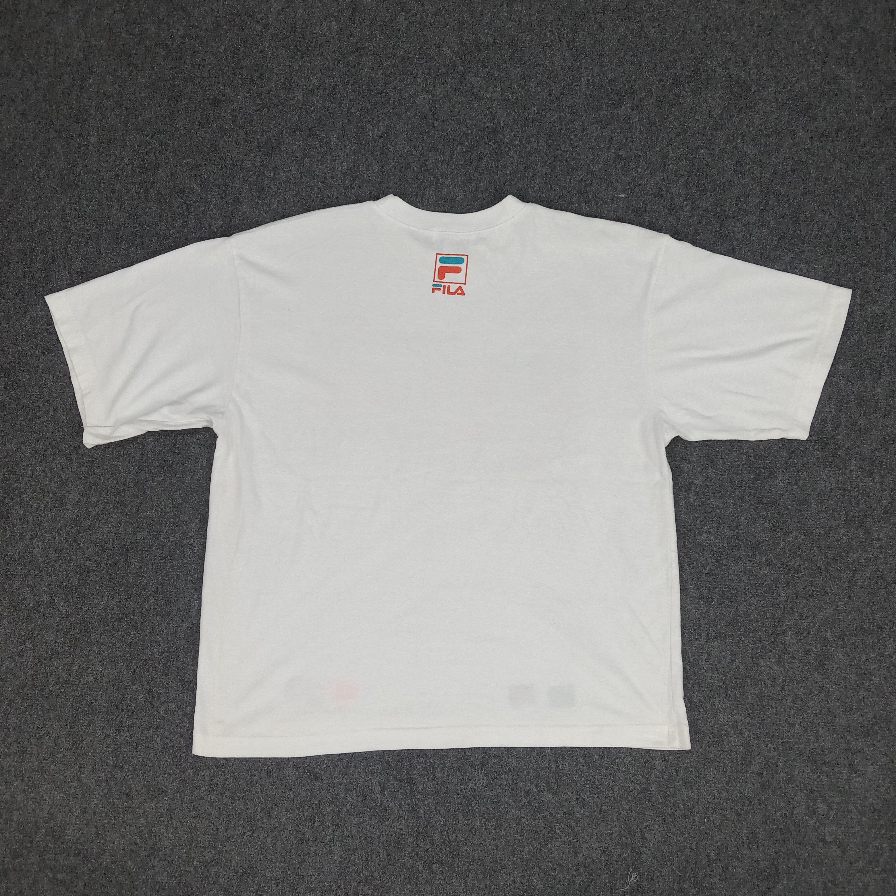 Fila × Vintage Fila Sport Brand Center Logo Tshirt Size US XL / EU 56 / 4 - 4 Thumbnail