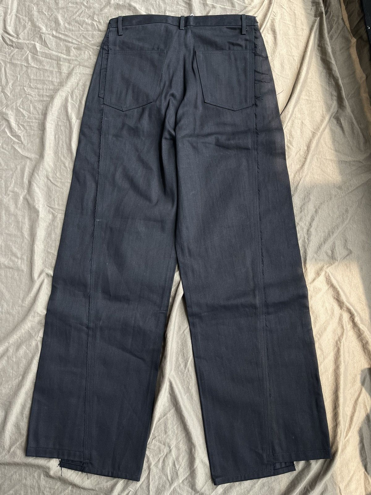 CMMAWEAR × Vuja De VUJADE AMALIA WIDE-LEG RAW DENIM IN JET BLACK 